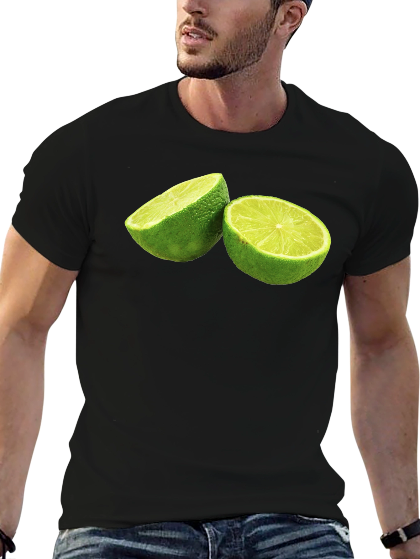 Lime Graphic Tee - Black T-Shirt