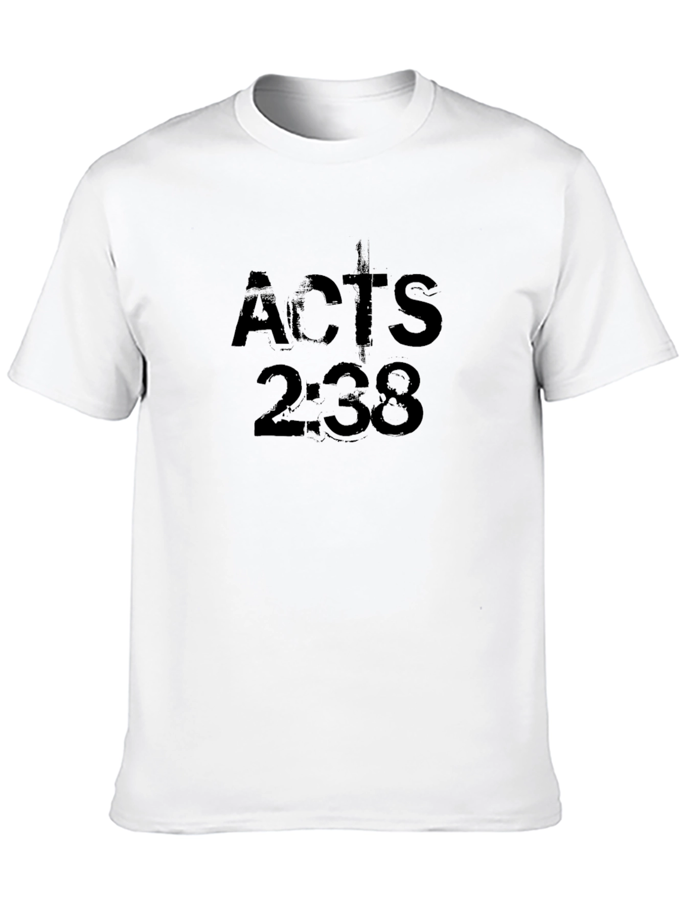 Acts 2:38 Graphic Black T-Shirt