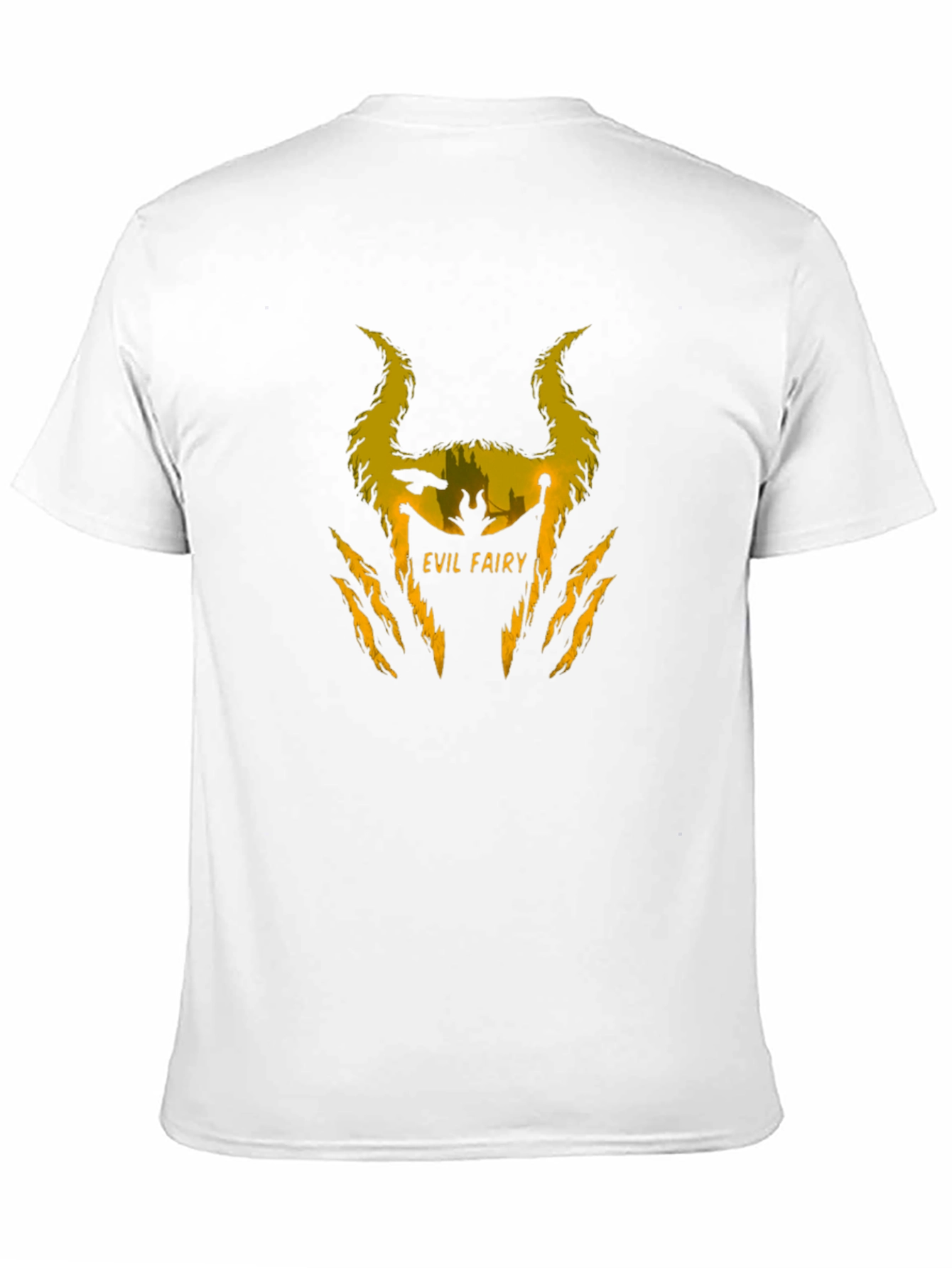 Evil Fairy Graphic T-Shirt - Black Cotton Tee