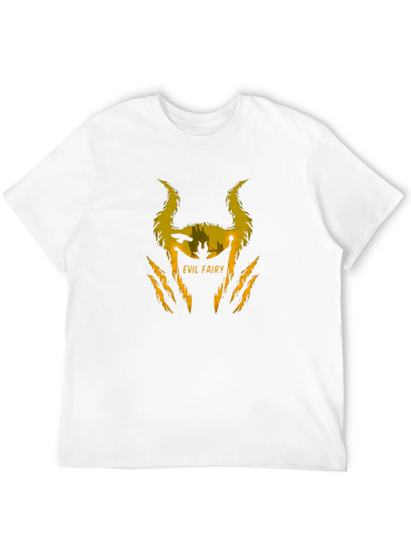 Evil Fairy Graphic T-Shirt - Black Cotton Tee
