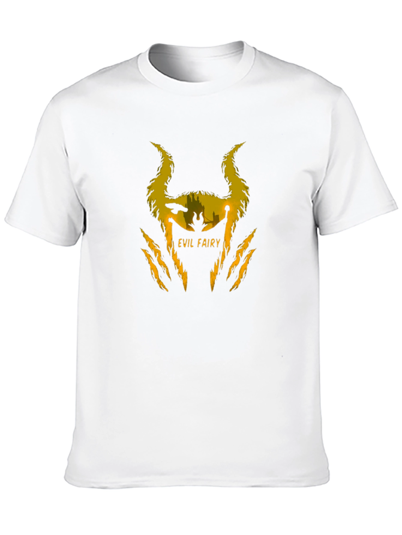 Evil Fairy Graphic T-Shirt - Black Cotton Tee