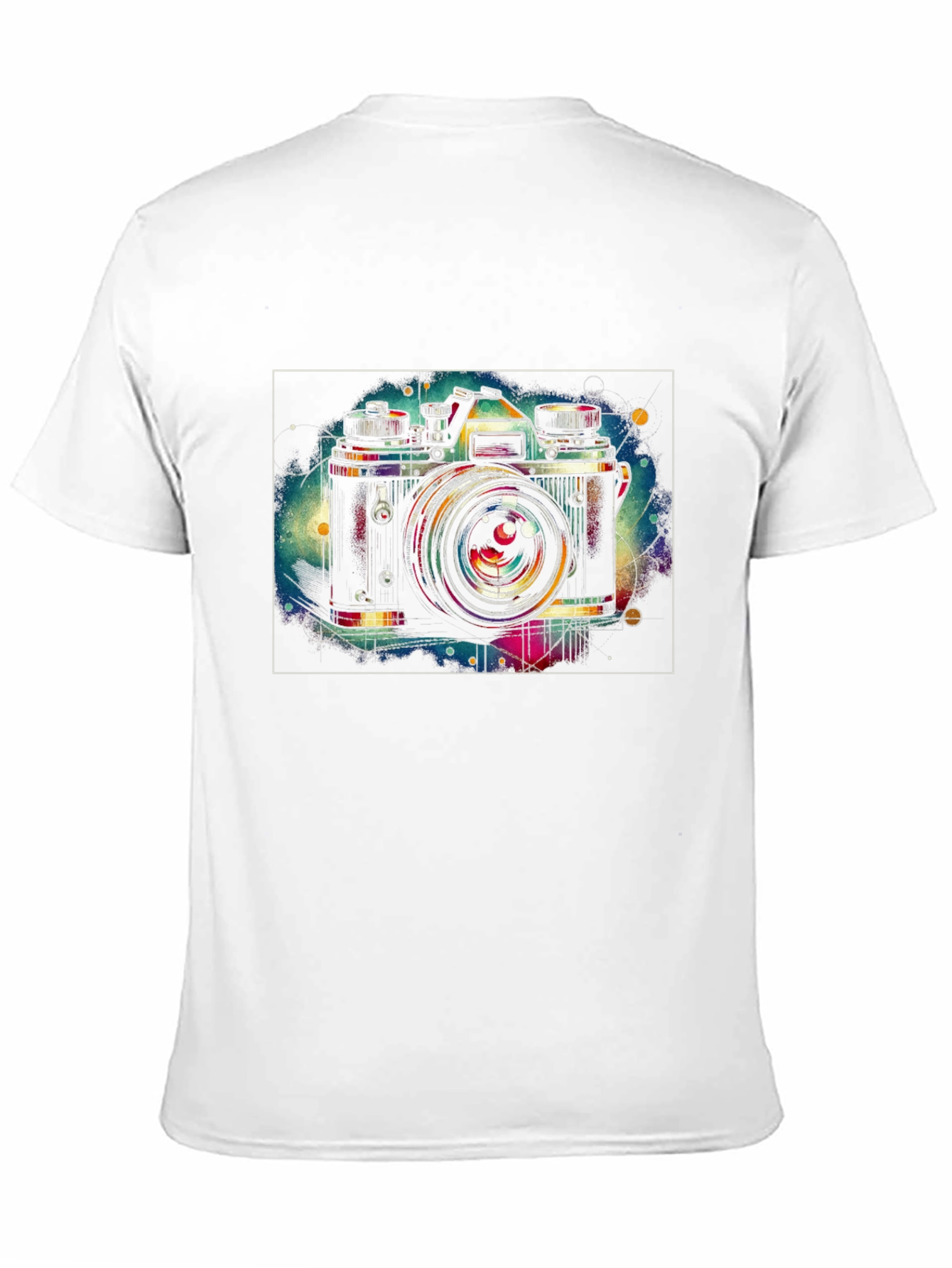 Retro Camera Graphic Tee - Artsy Style