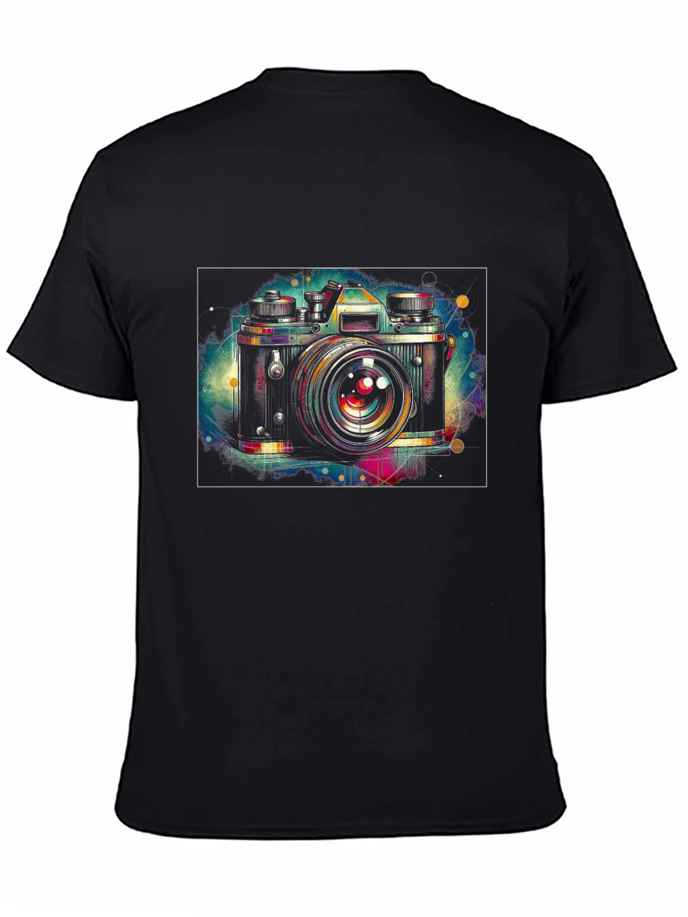 Retro Camera Graphic Tee - Artsy Style