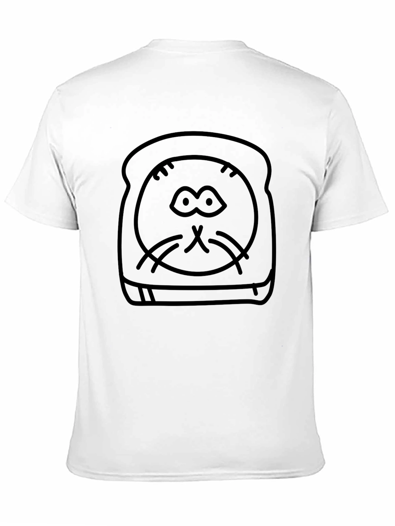 Cat Toast T-Shirt - Black Graphic Tee