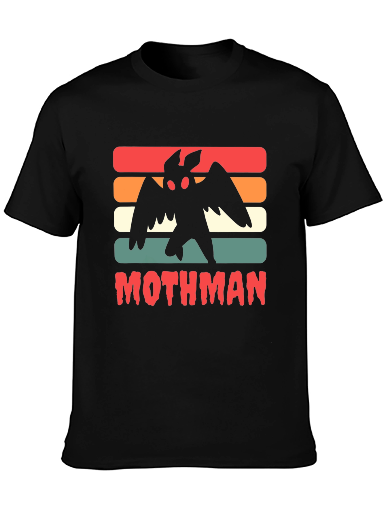 Retro Mothman Graphic Tee - Cryptid Comfort