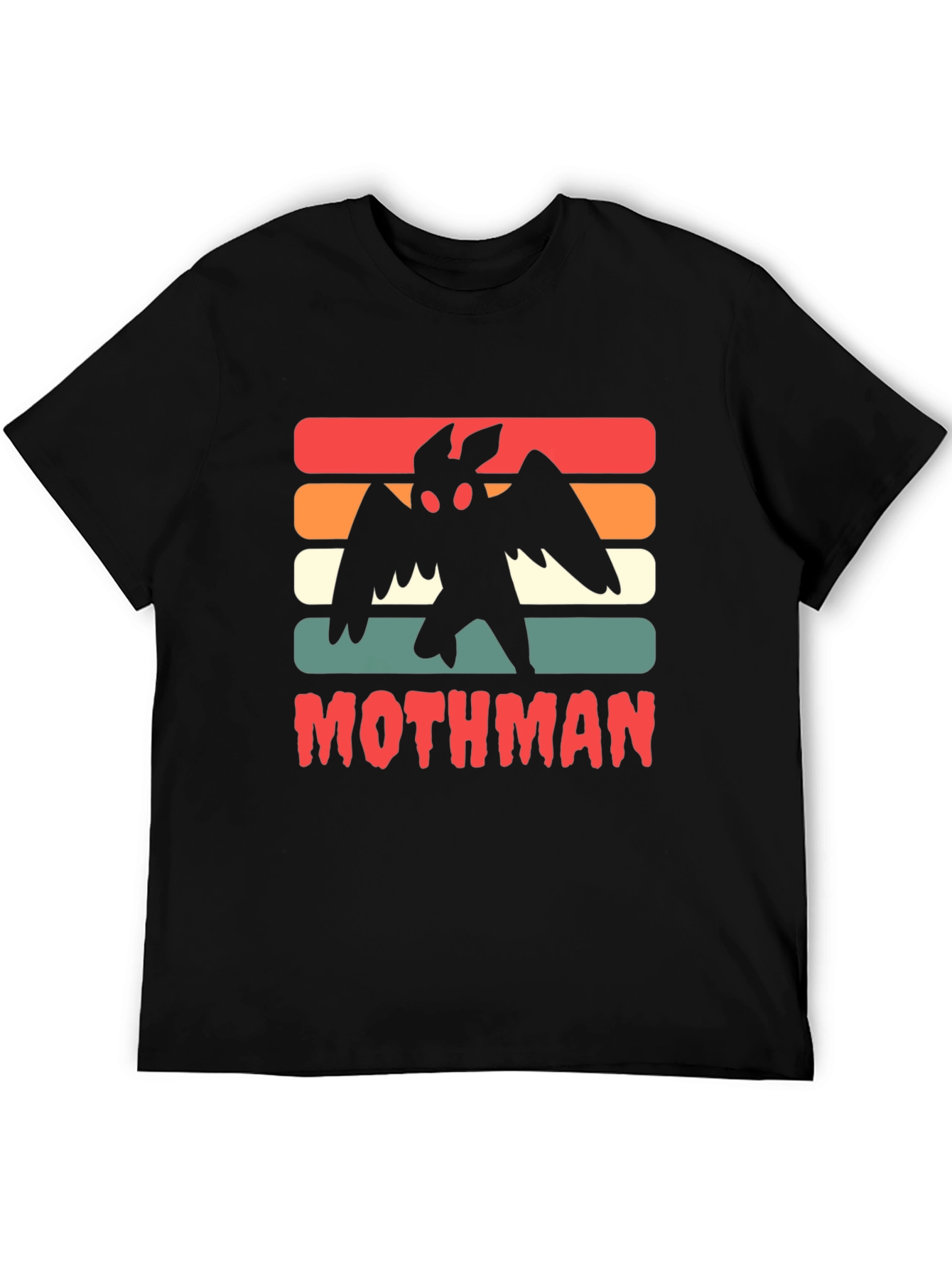 Retro Mothman Graphic Tee - Cryptid Comfort
