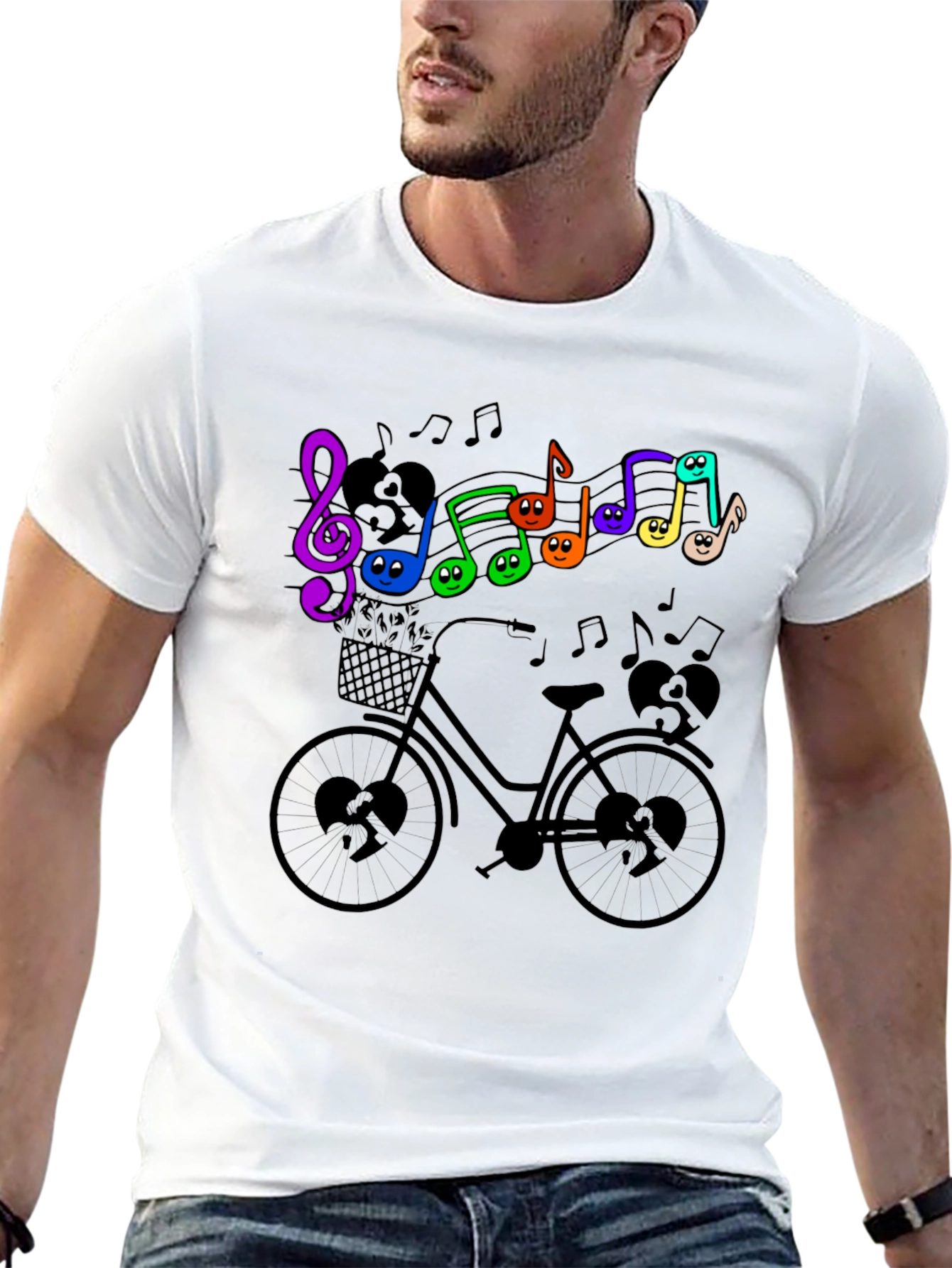 Musical Bicycle Graphic Tee