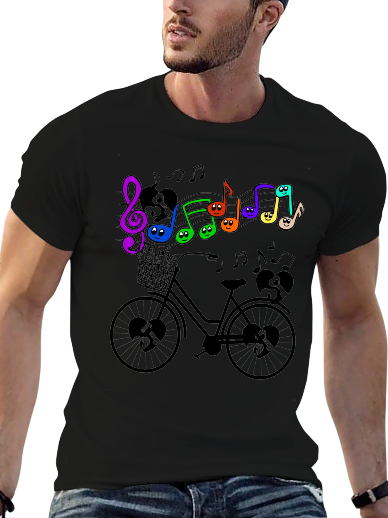 Musical Bicycle Graphic Tee