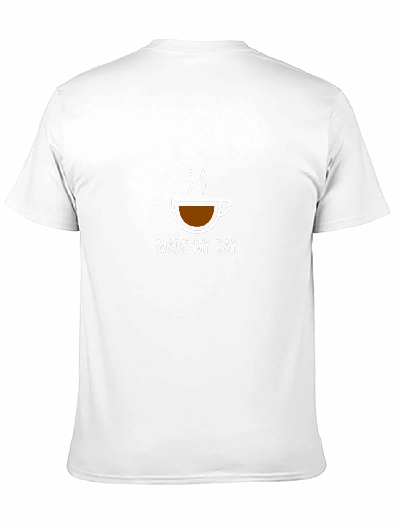 Coffee Made My Day T-Shirt - Black Graphic Tee