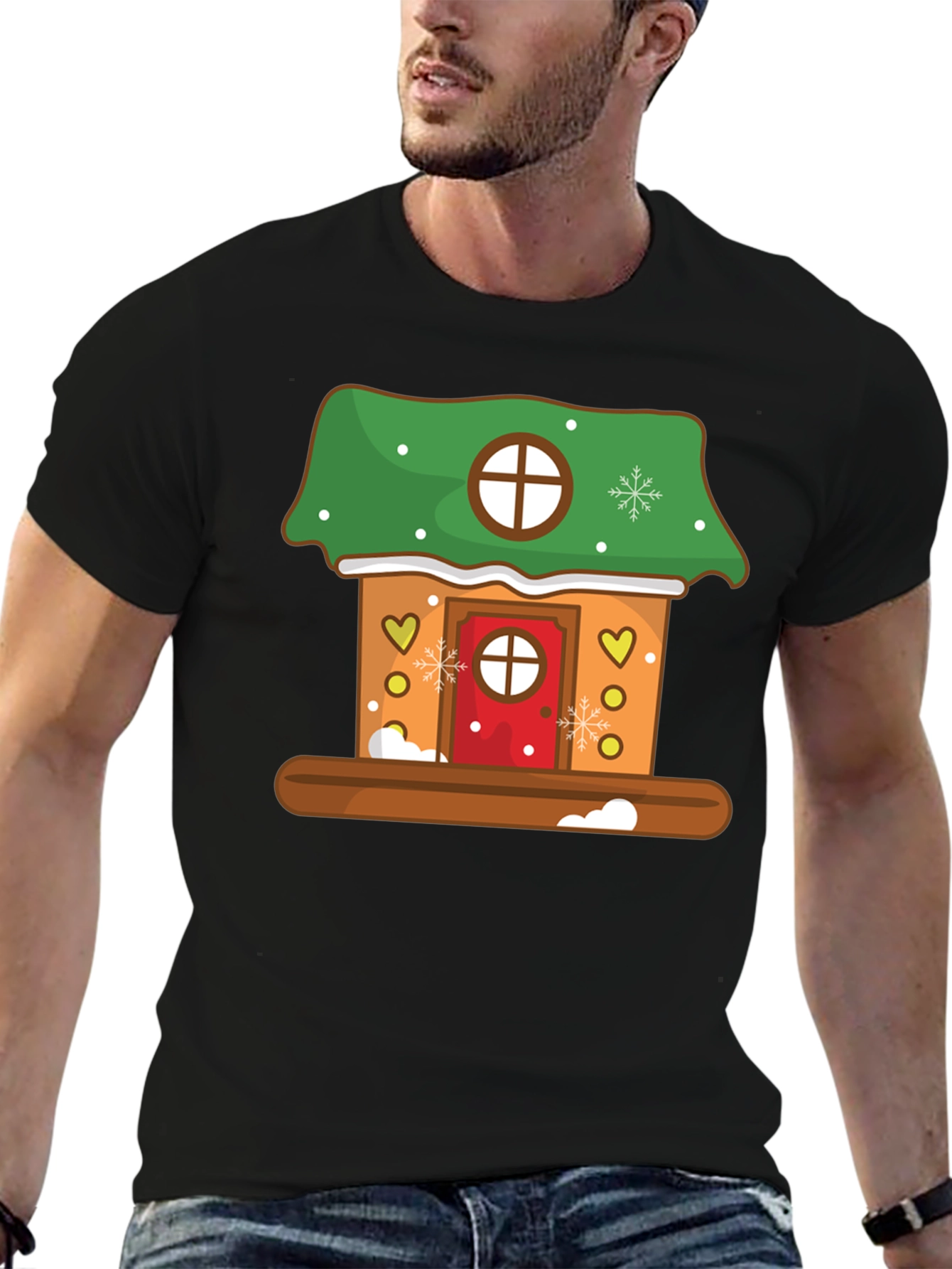Gingerbread House T-Shirt - Holiday Festive