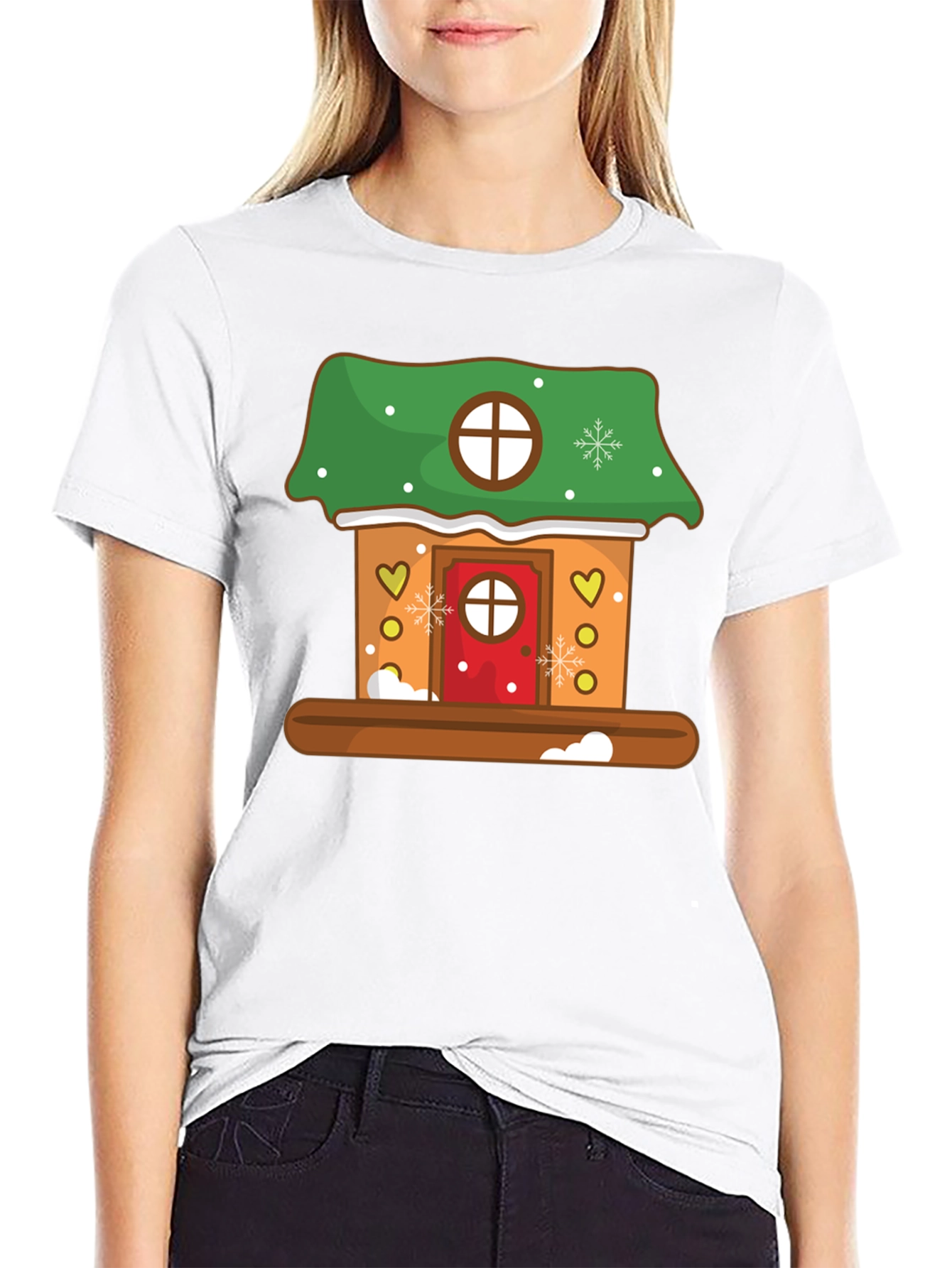 Gingerbread House T-Shirt - Holiday Festive