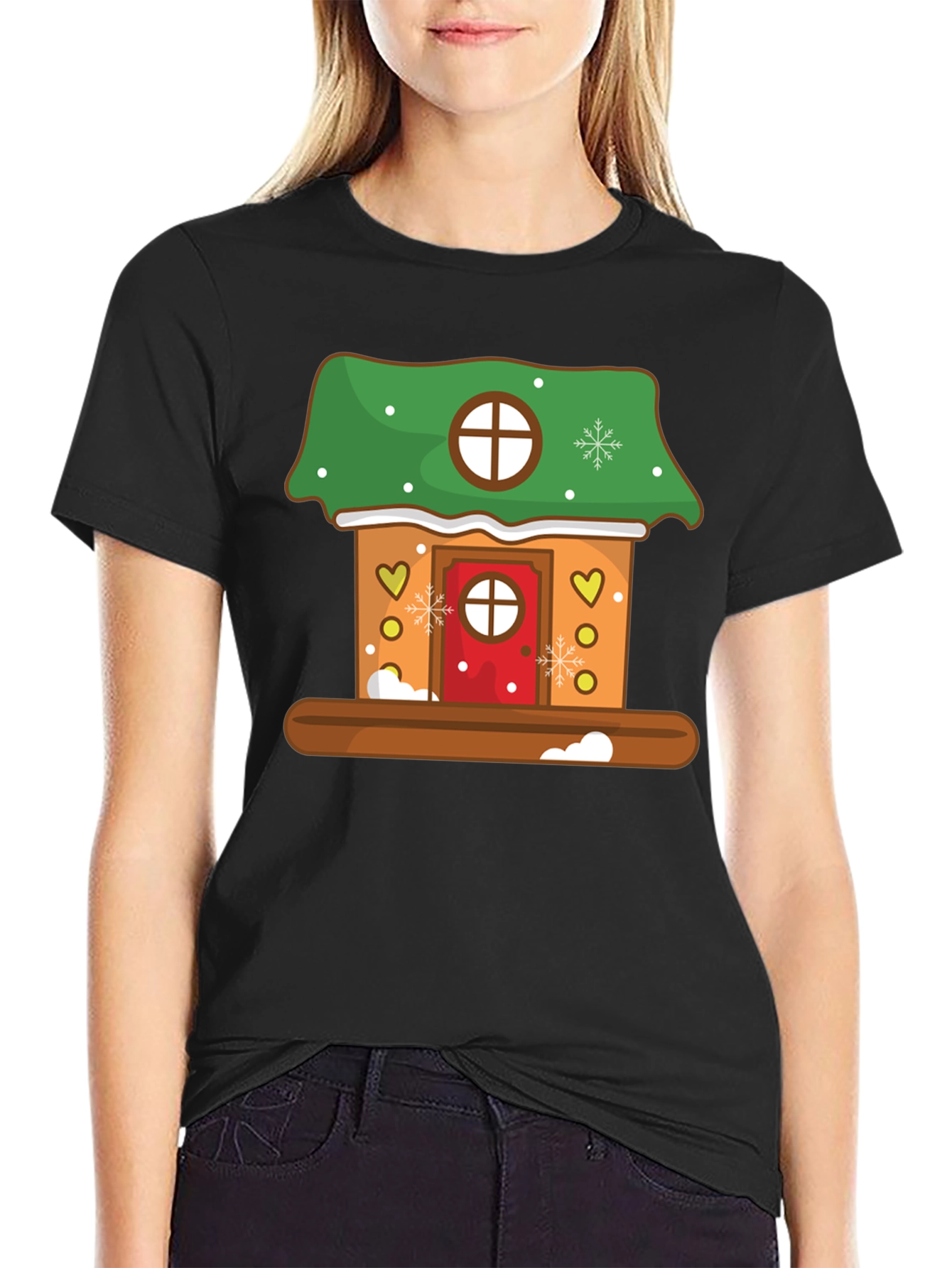 Gingerbread House T-Shirt - Holiday Festive
