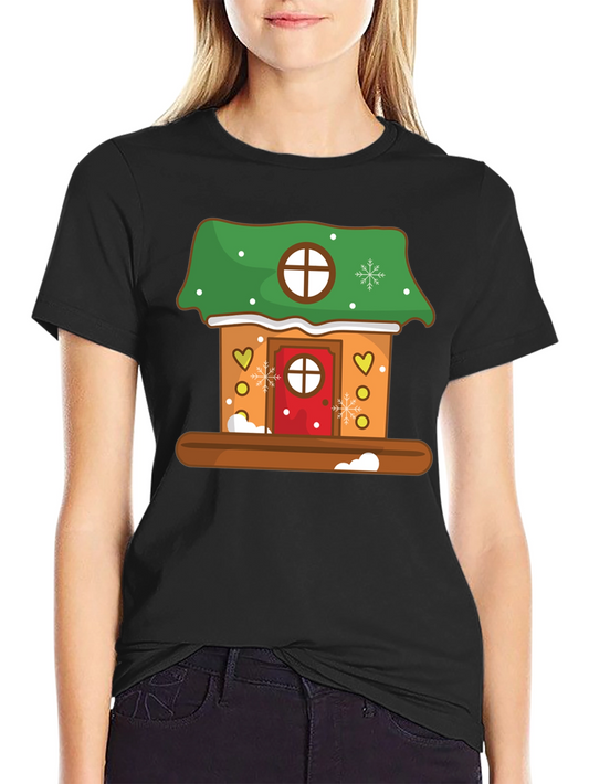 Gingerbread House T-Shirt - Holiday Festive