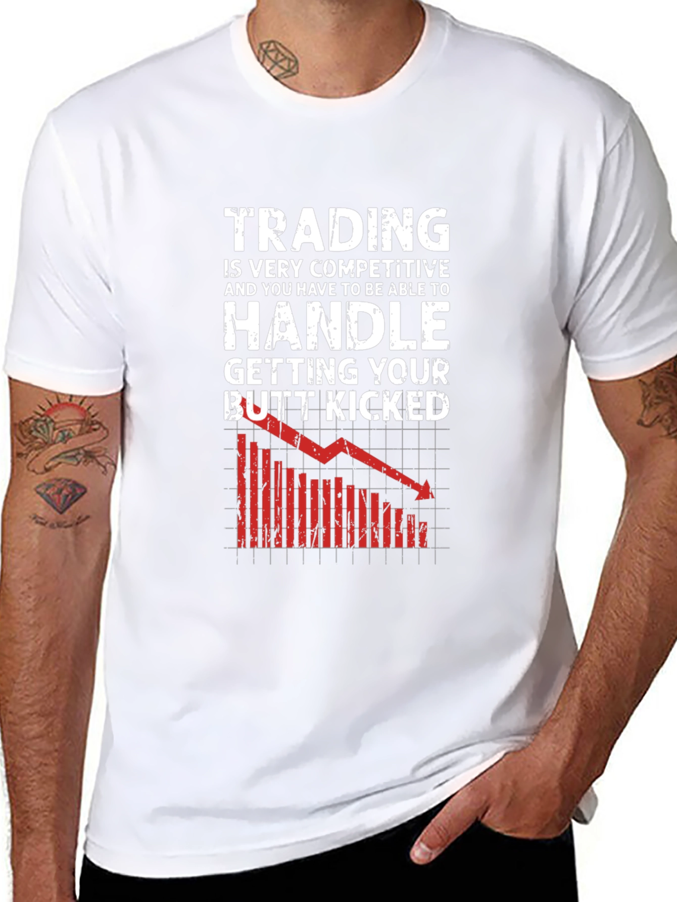 Trading T-Shirt - Handle Getting Your Butt Kicked