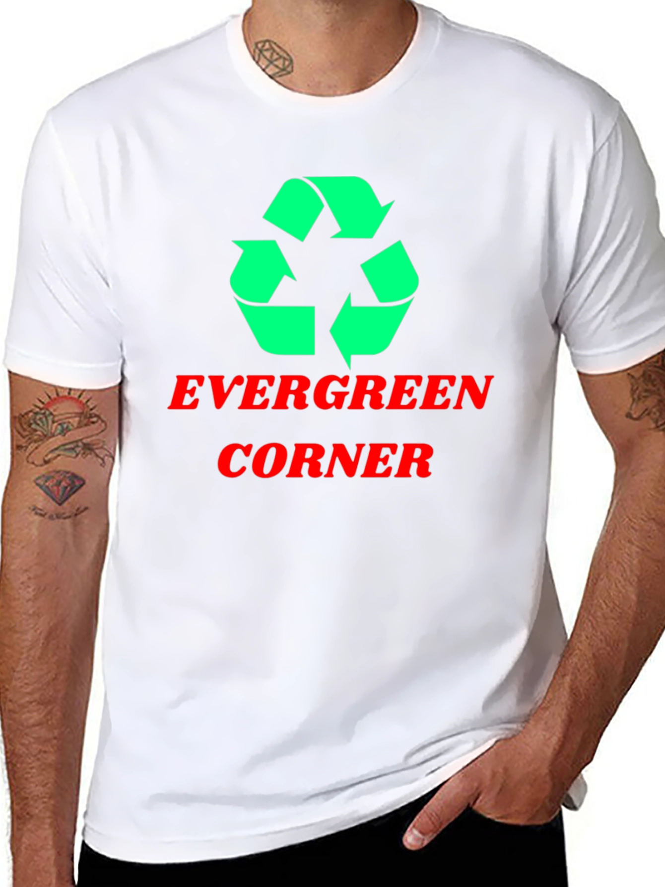 Evergreen Corner Graphic T-Shirt
