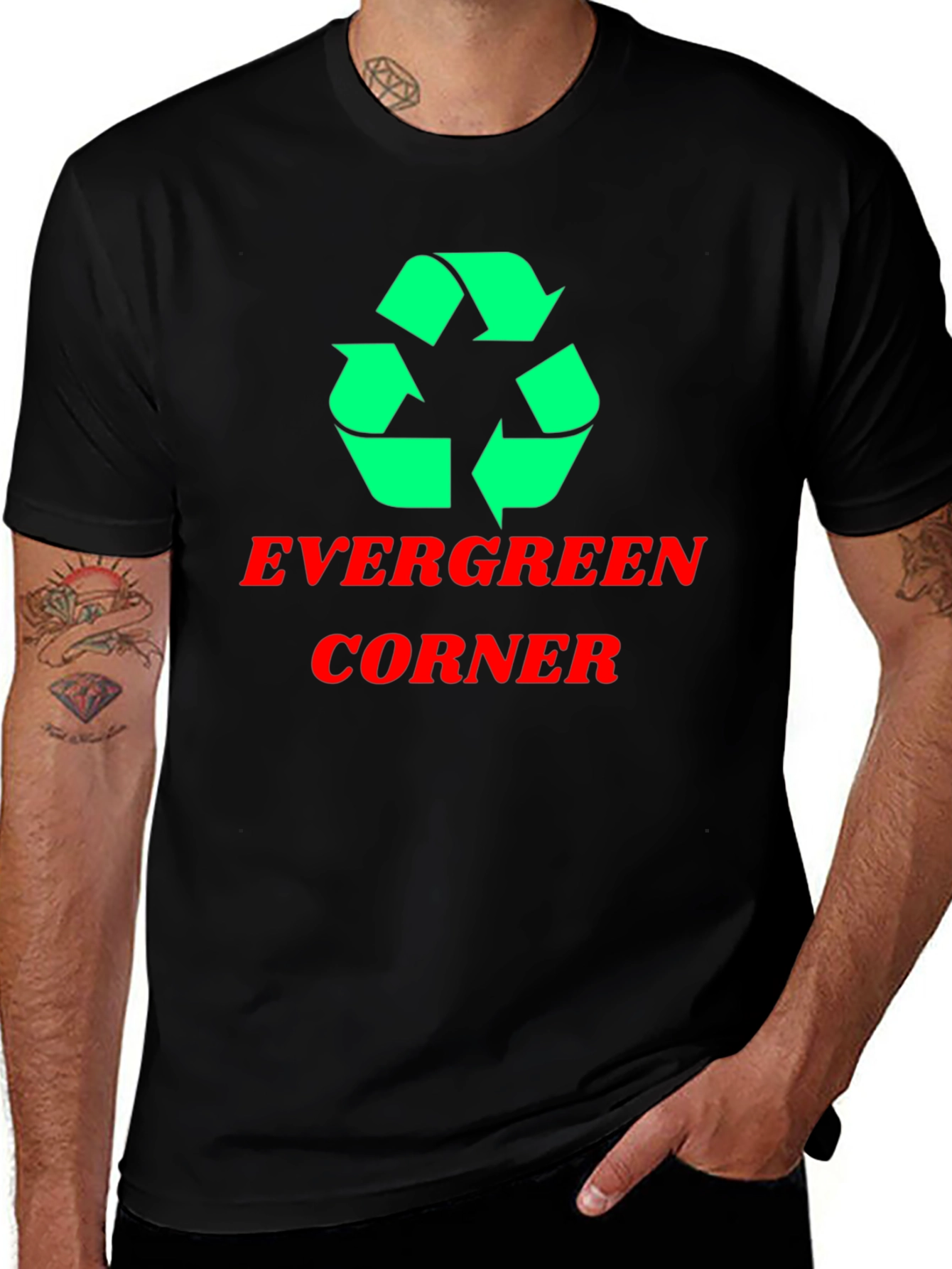 Evergreen Corner Graphic T-Shirt