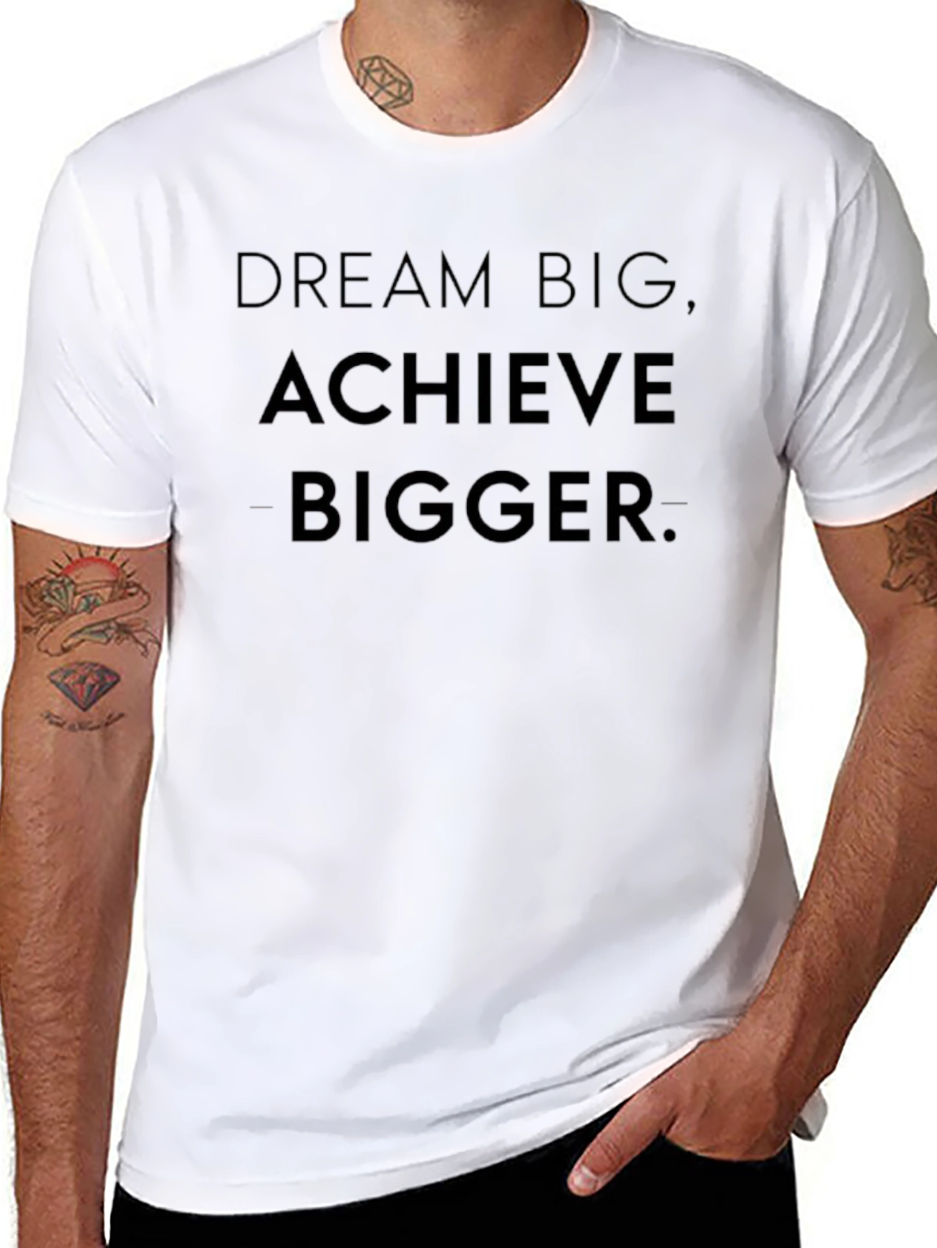 Dream Big Achieve Bigger Graphic T-Shirt