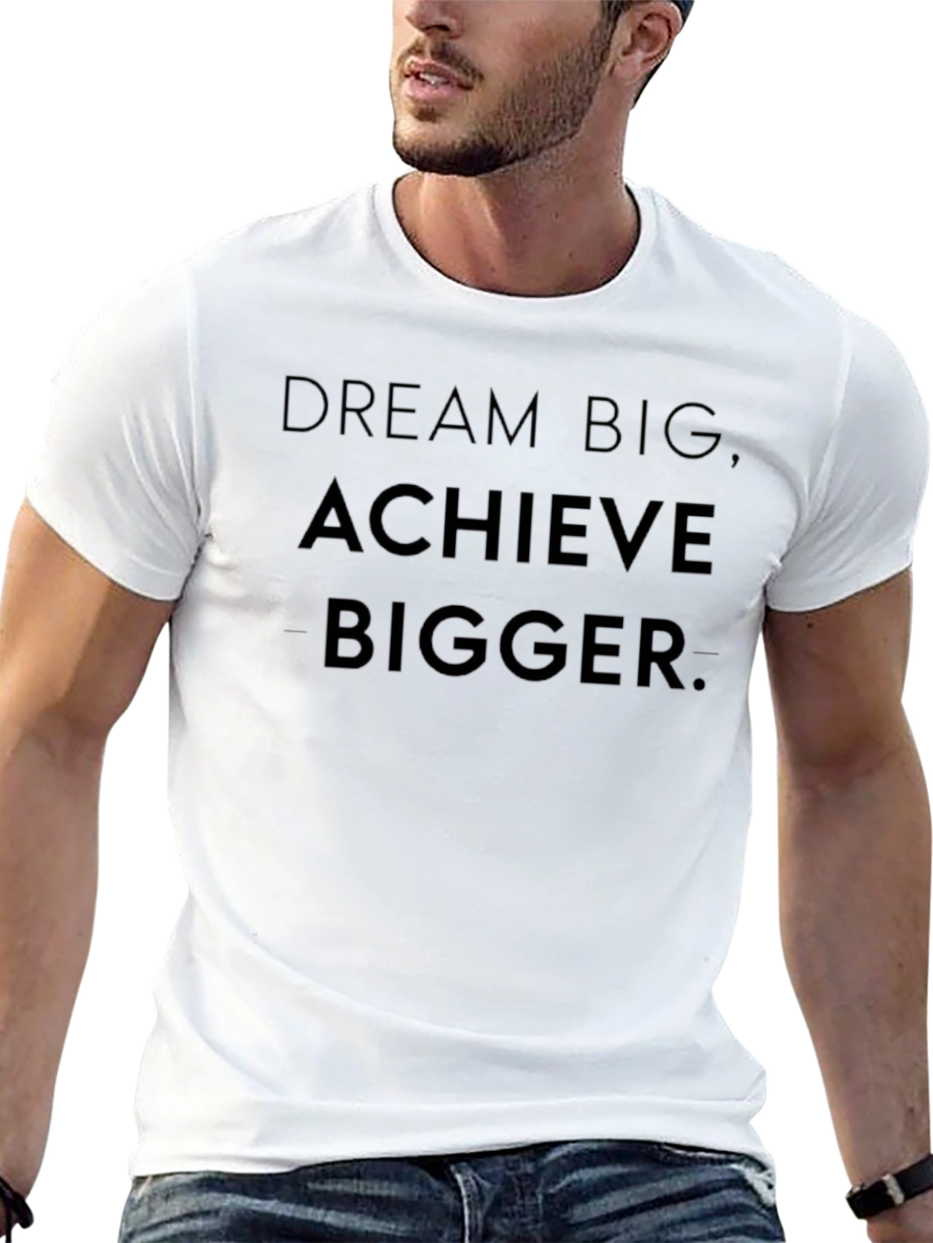 Dream Big Achieve Bigger Graphic T-Shirt
