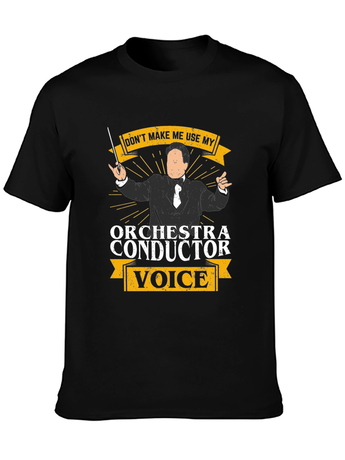Orchestra Conductor Voice Graphic T-Shirt