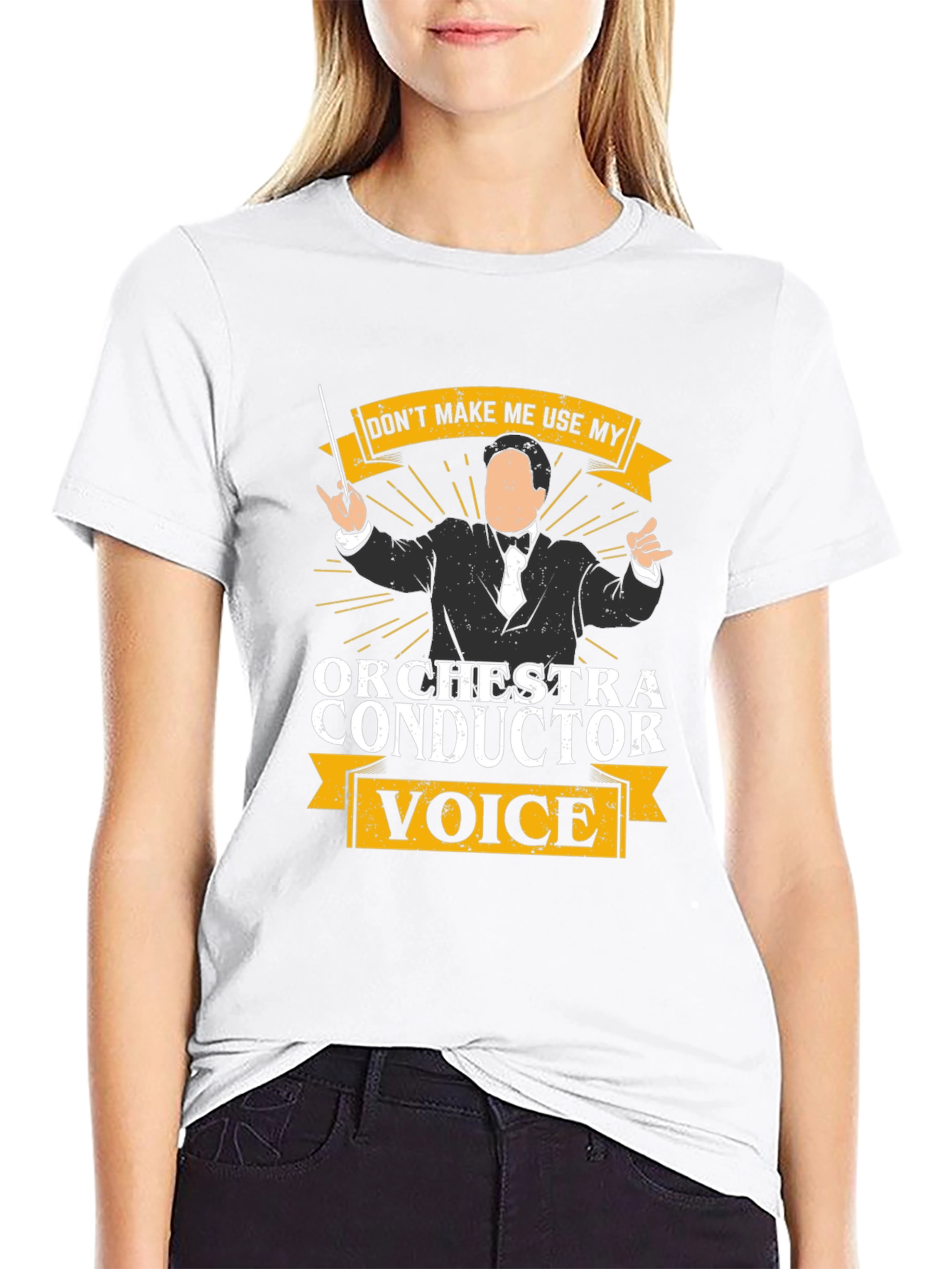 Orchestra Conductor Voice Graphic T-Shirt