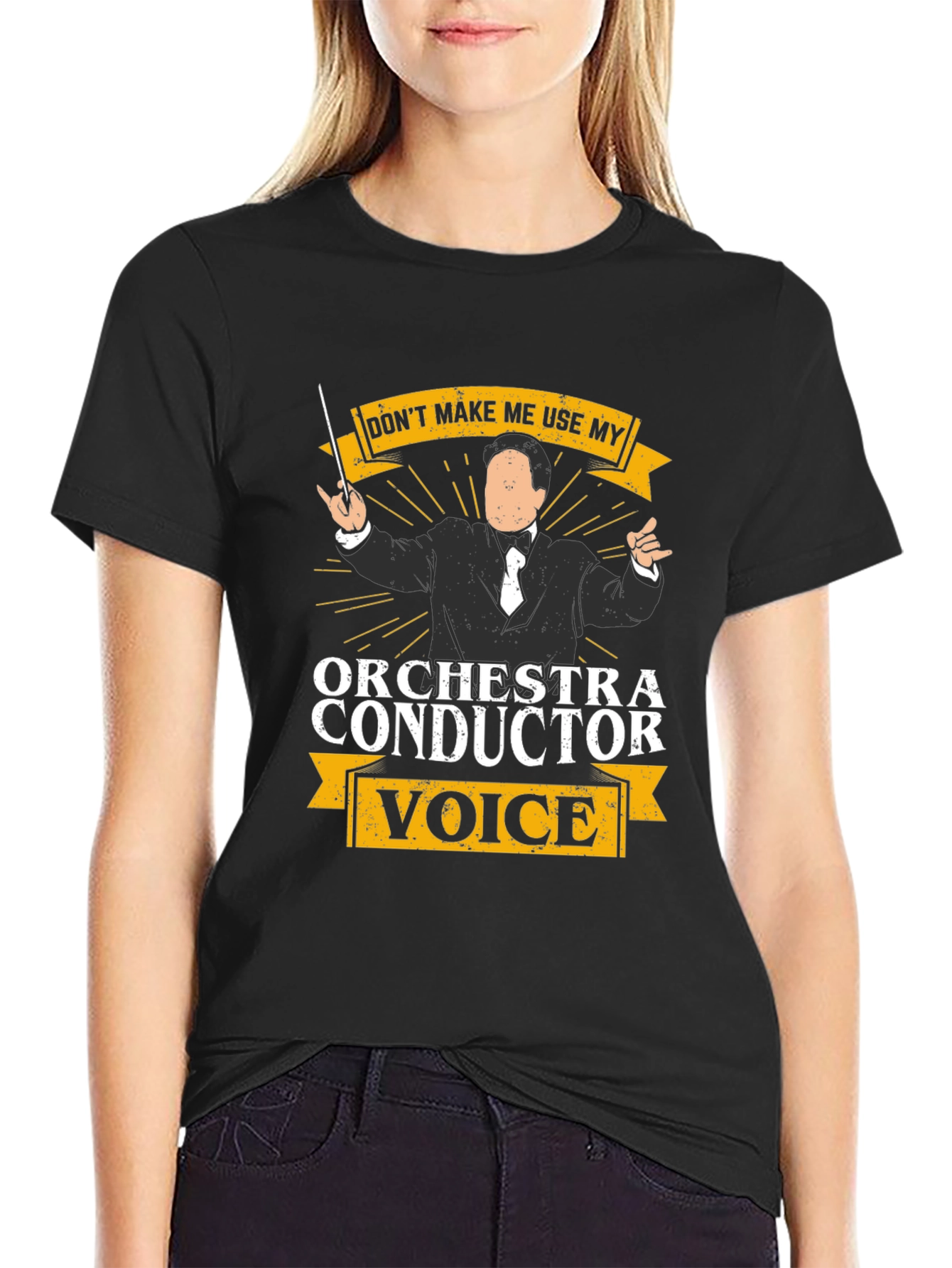 Orchestra Conductor Voice Graphic T-Shirt