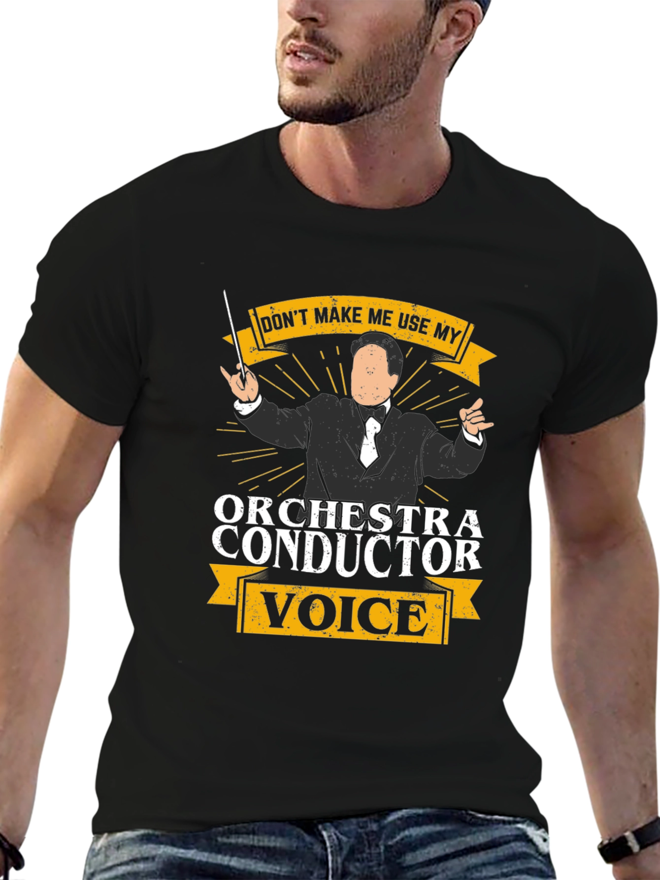Orchestra Conductor Voice Graphic T-Shirt