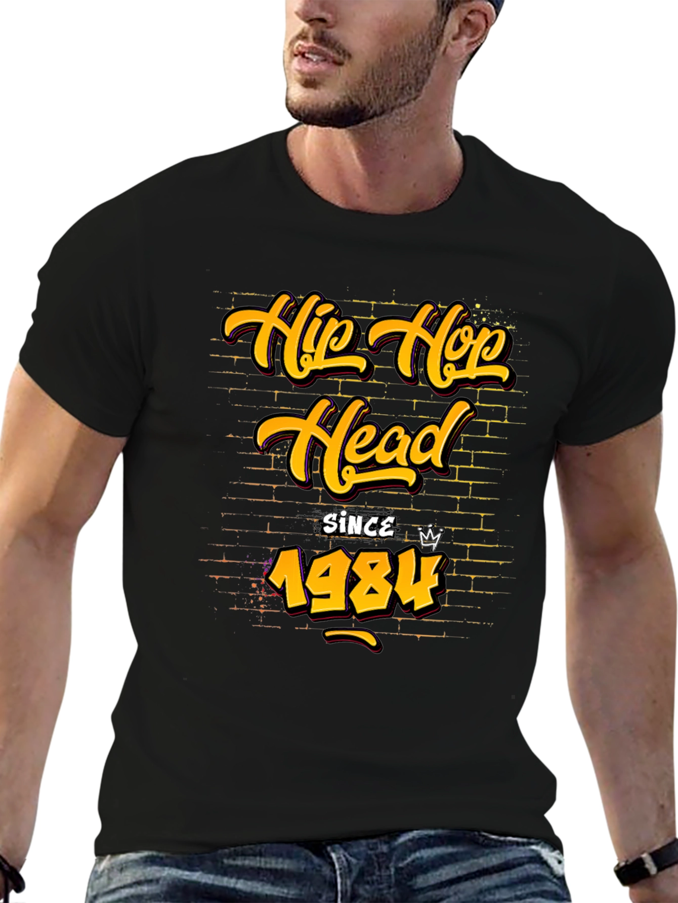 Hip Hop Head Since 1984 Graphic Tee