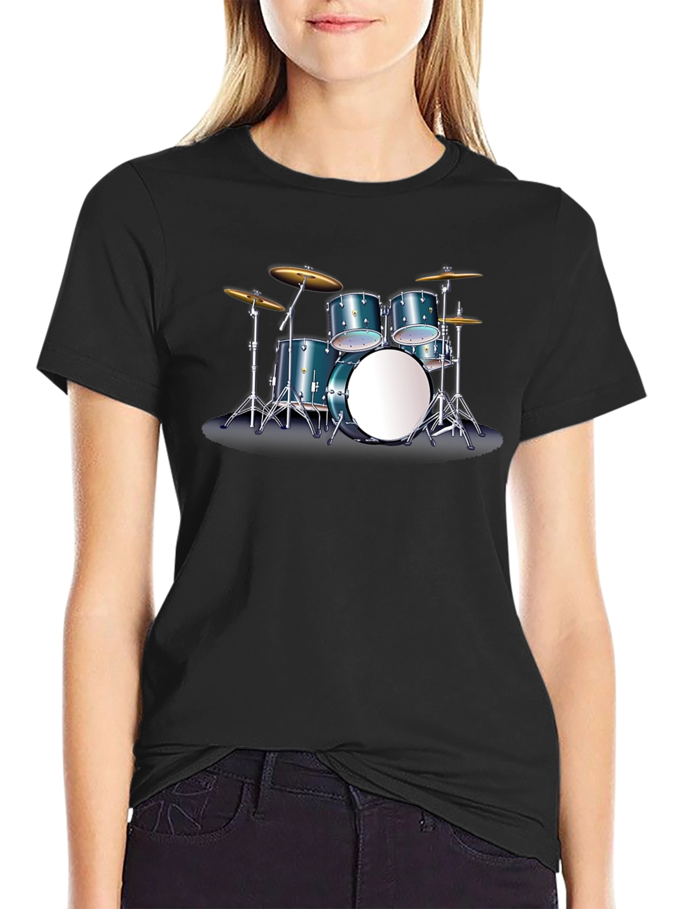 Drum Set T-Shirt - Musician Tee