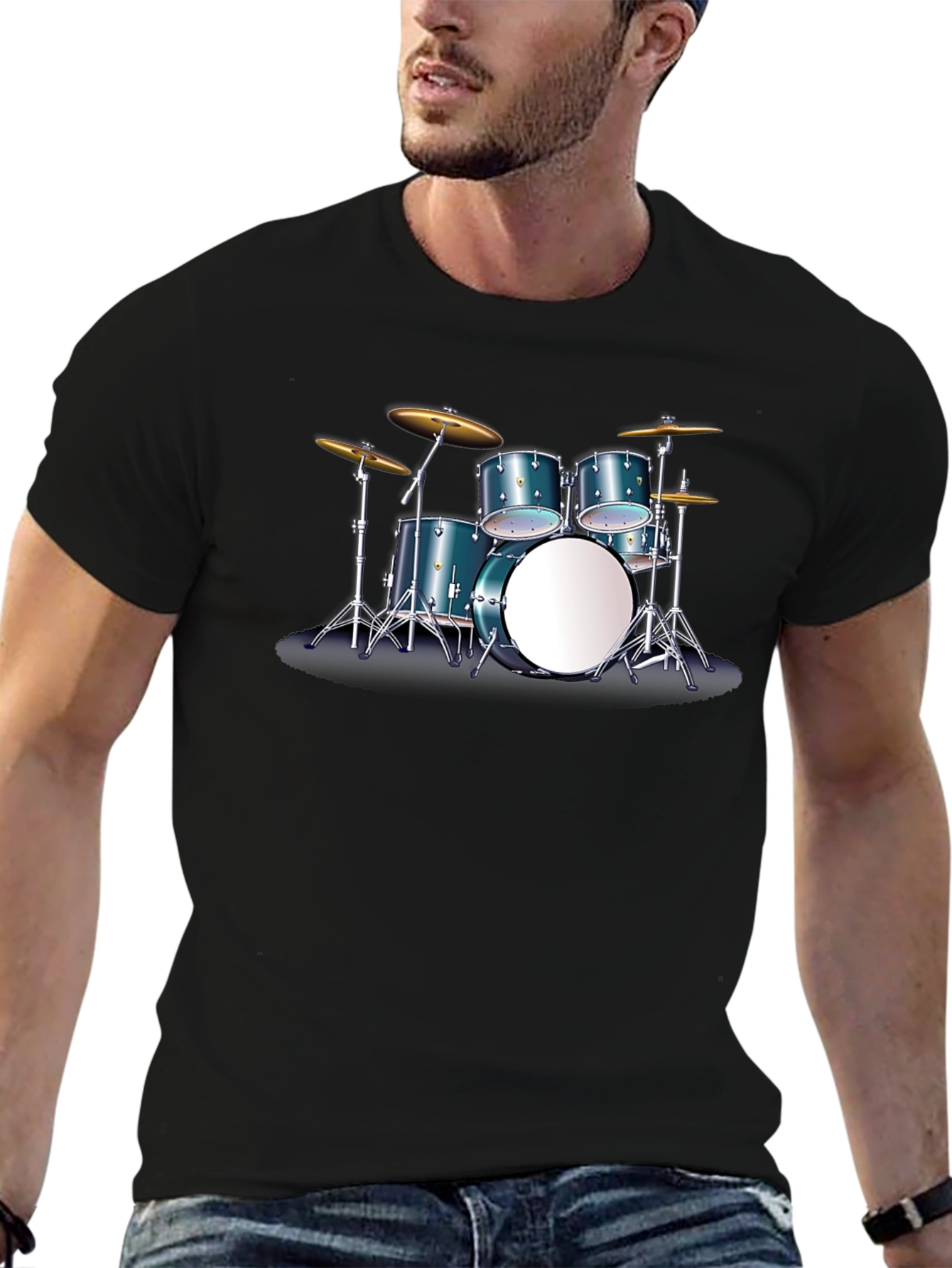 Drum Set T-Shirt - Musician Tee