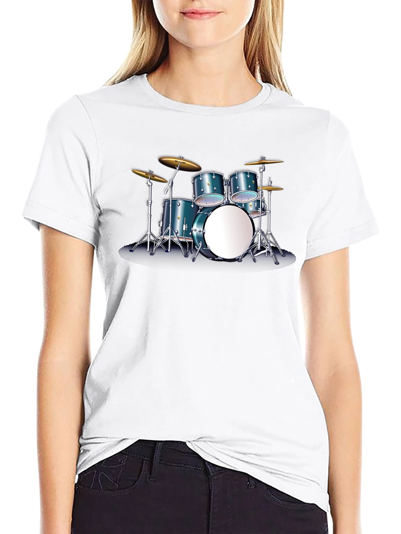 Drum Set T-Shirt - Musician Tee