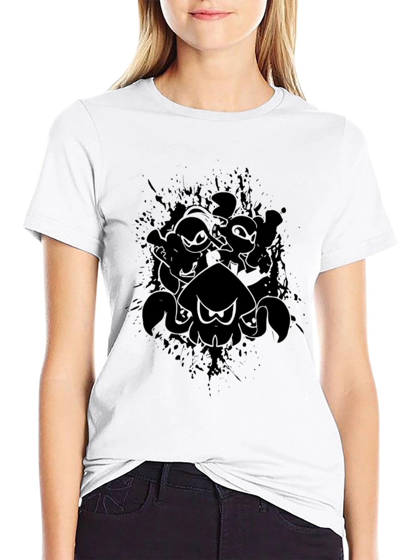 Ninja Turtles Graphic Tee - Black Cotton Blend