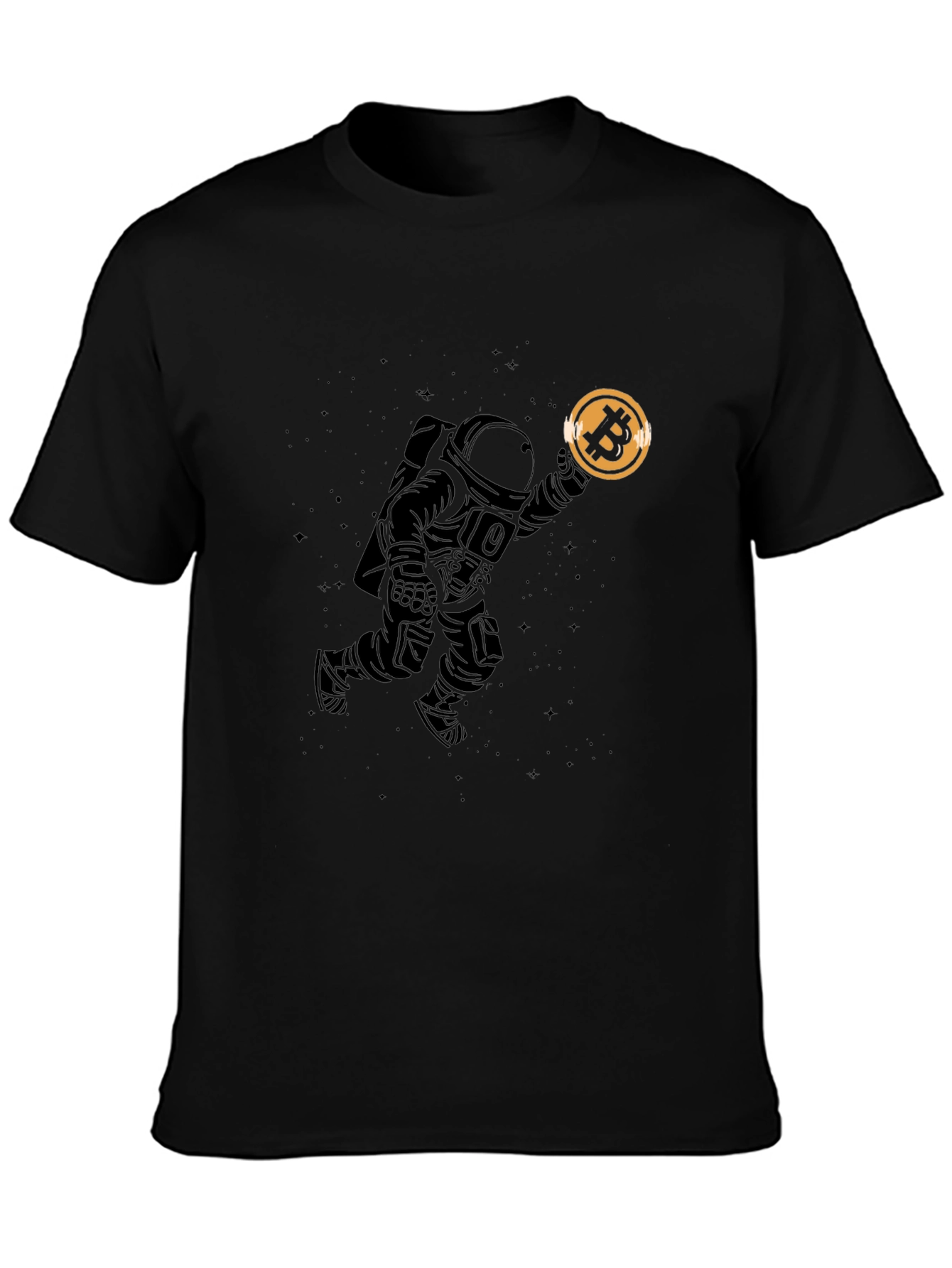 Bitcoin Astronaut T-Shirt - Crypto Enthusiast Tee