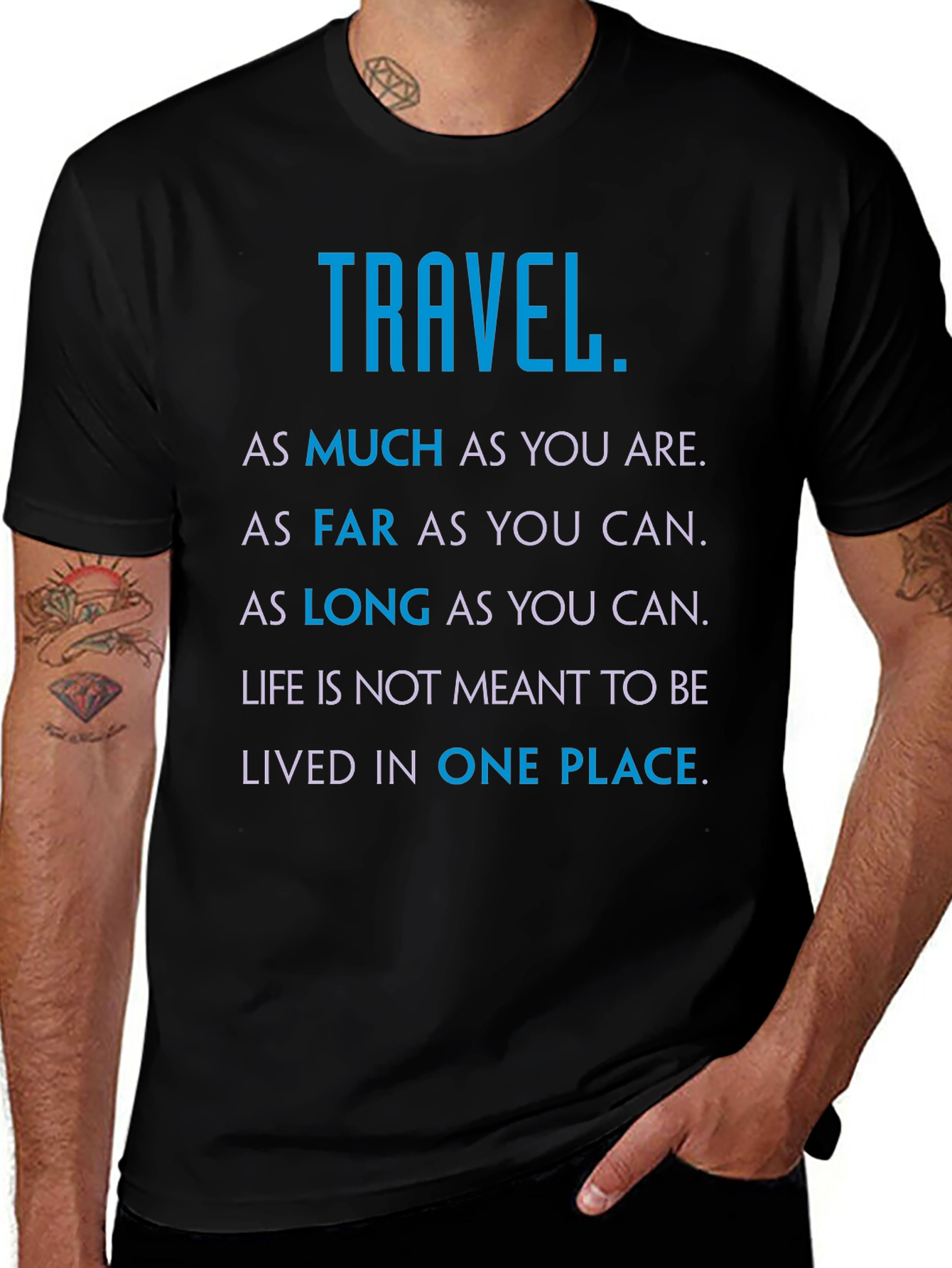 Travel Quote Graphic Tee