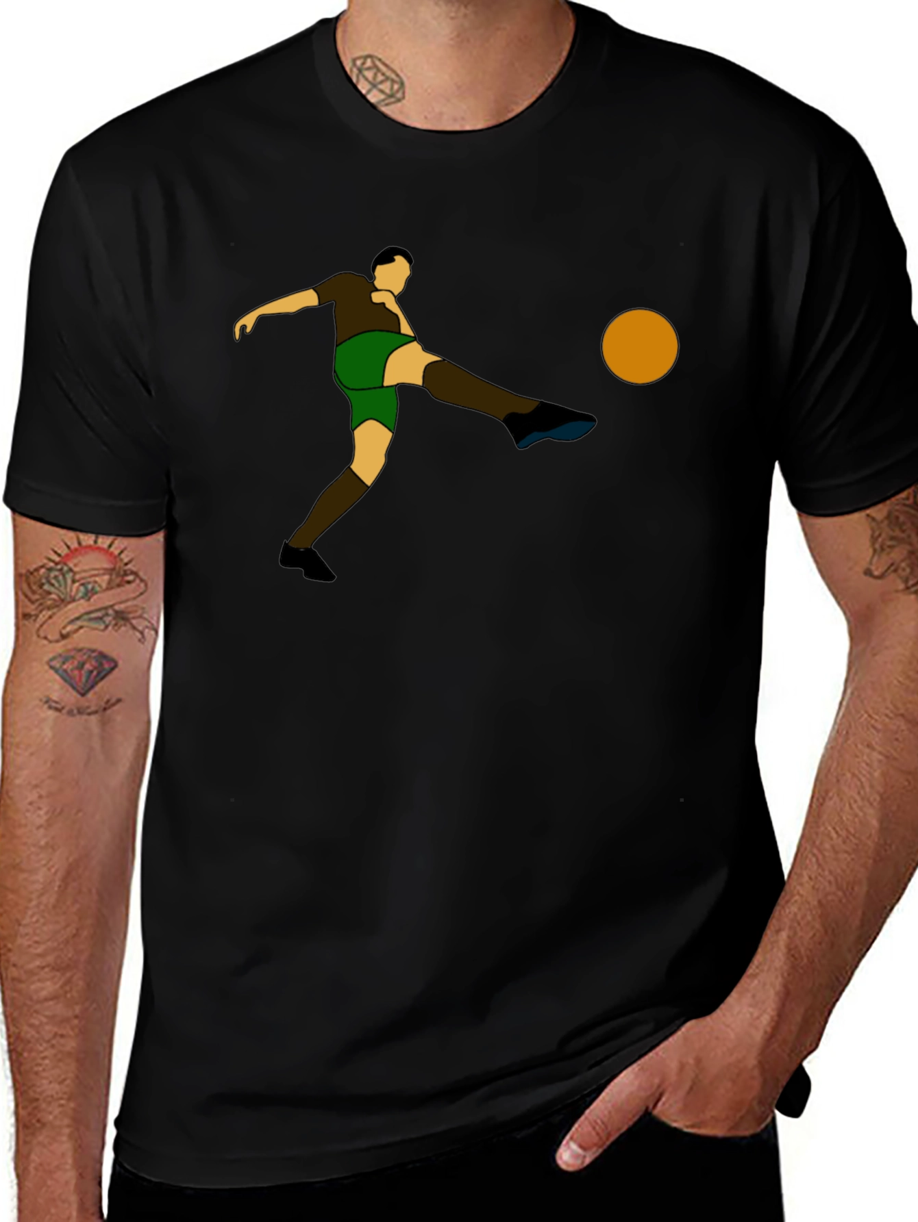 Soccer Kick T-Shirt - Retro Graphic Tee
