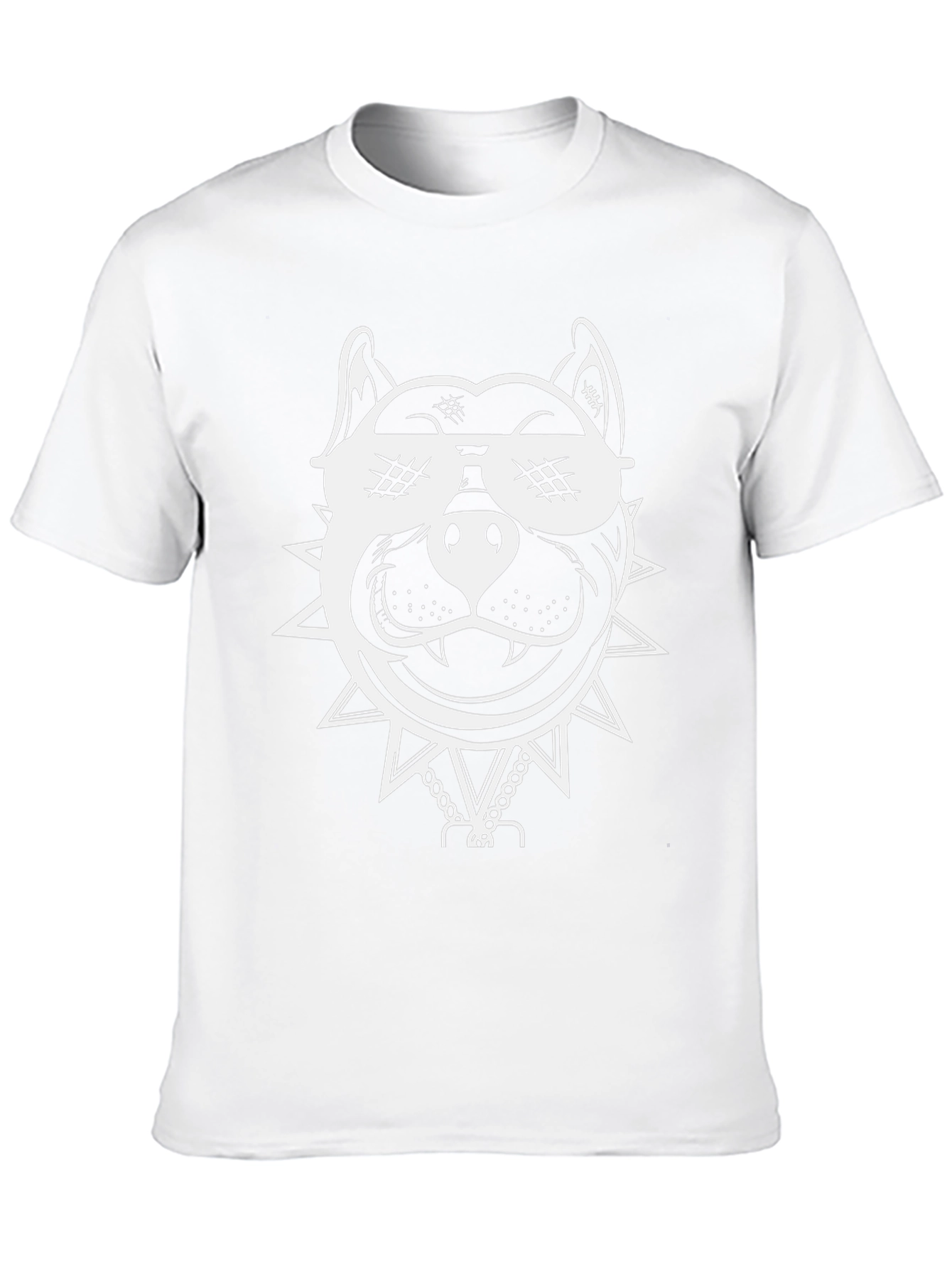 Cool Pitbull Graphic Tee - Black