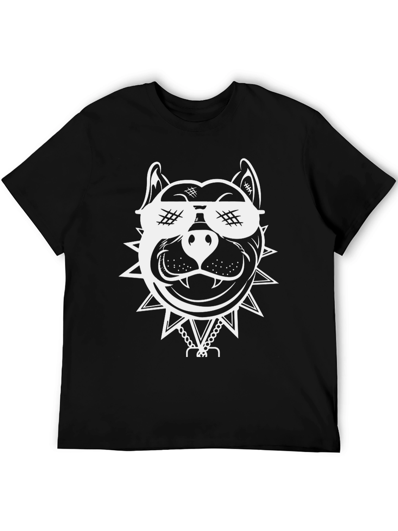 Cool Pitbull Graphic Tee - Black