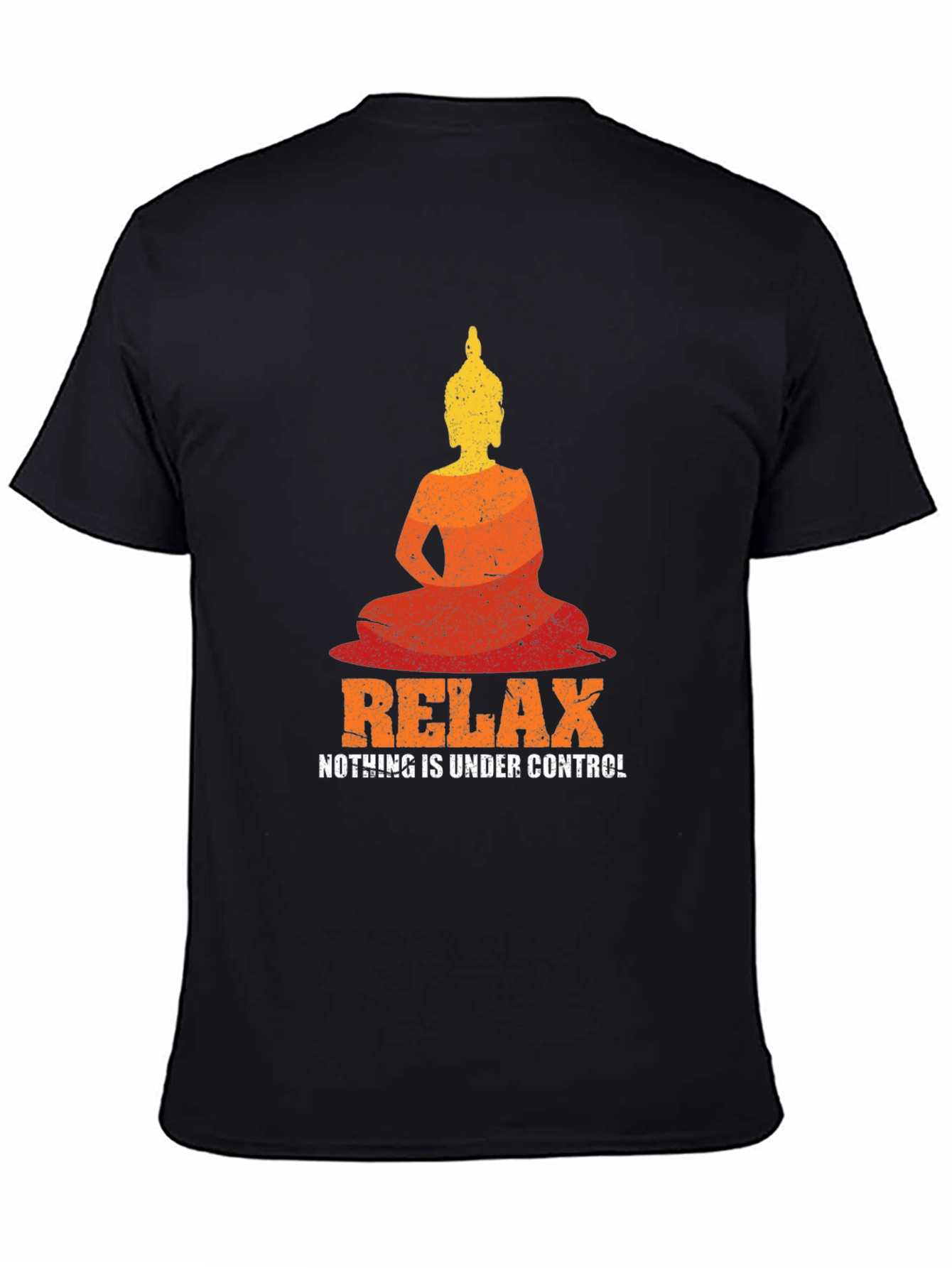 Relax Buddha Graphic T-Shirt - Zen Vibes