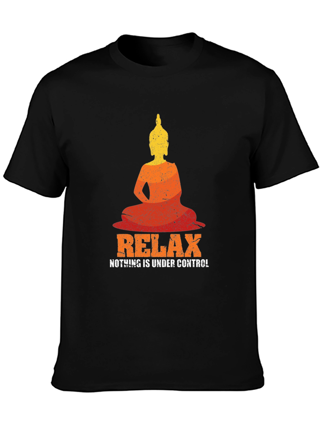 Relax Buddha Graphic T-Shirt - Zen Vibes