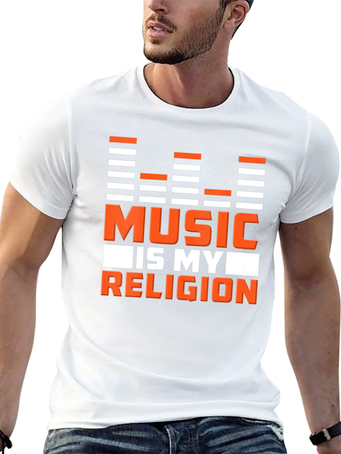 Music is My Religion Graphic T-Shirt