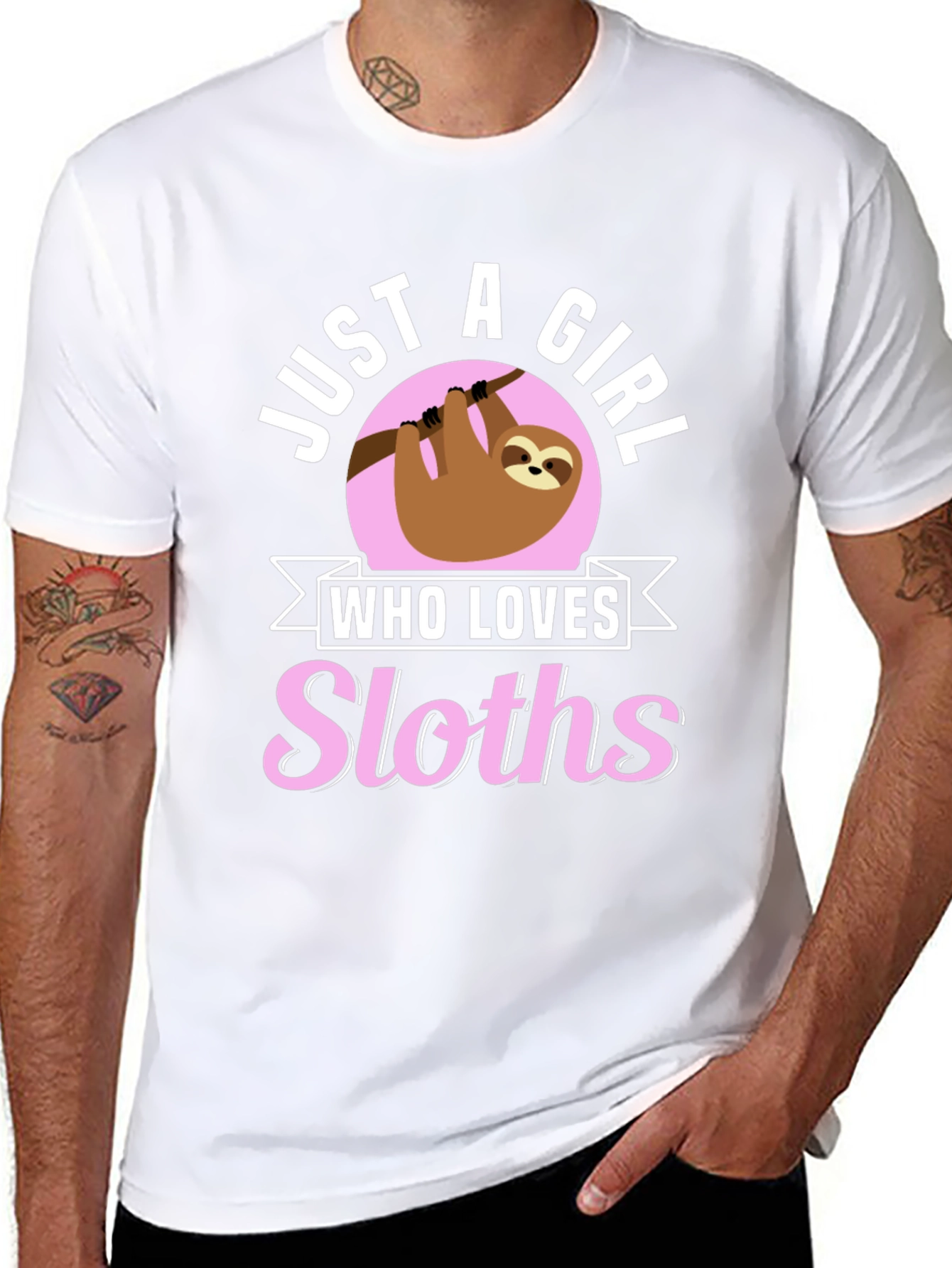 Just a Girl Who Loves Sloths T-Shirt