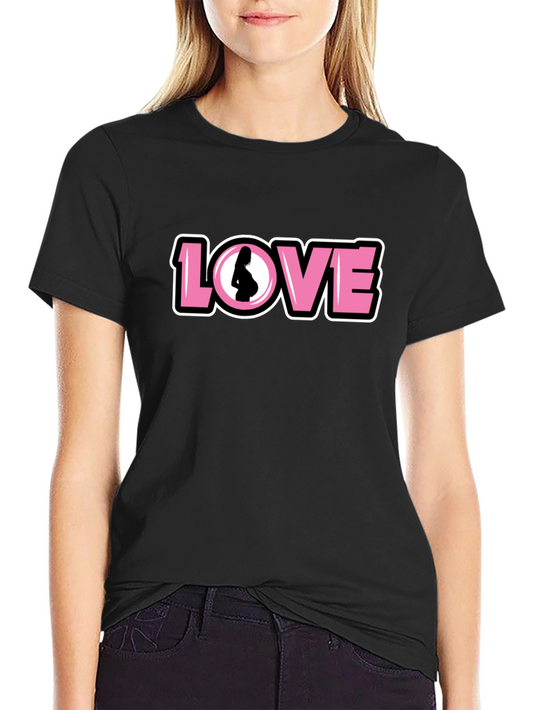 Love Pregnancy T-Shirt - Black Unisex Tee