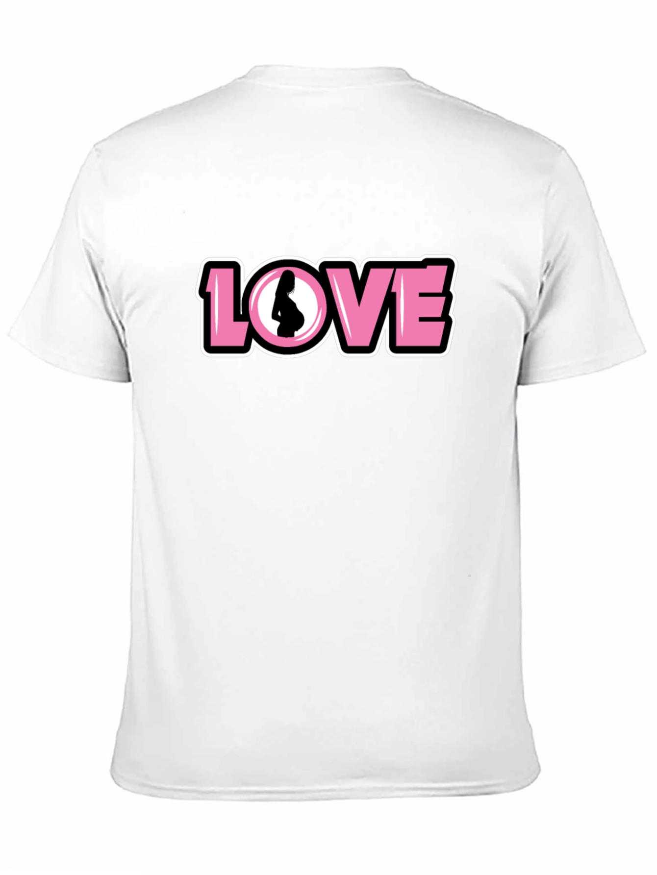 Love Pregnancy T-Shirt - Black Unisex Tee