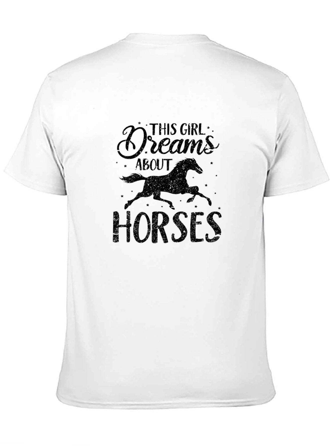 Equestrian Dreamer Black Graphic Tee