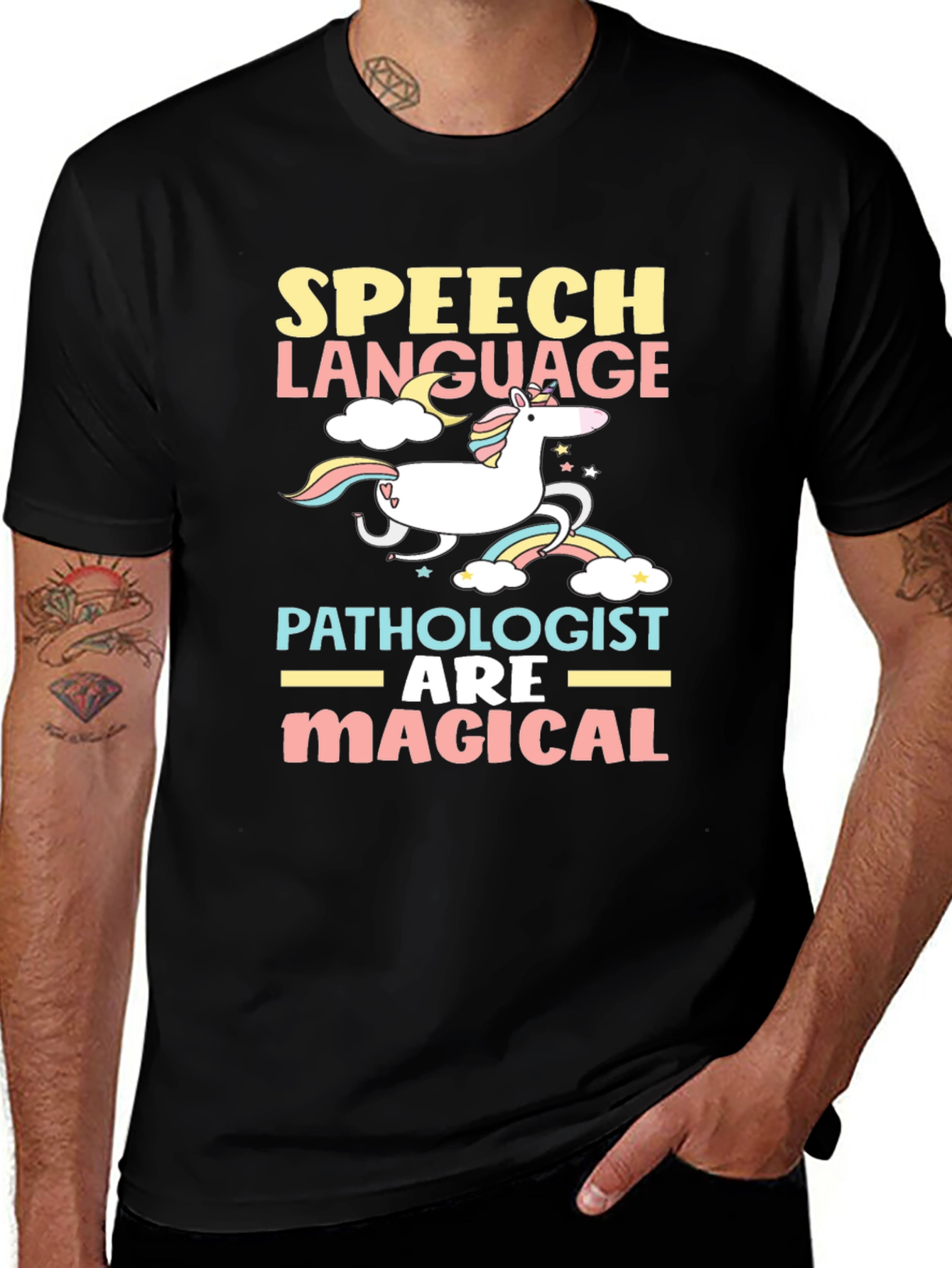 Speech Language Pathologist Magical Unicorn T-Shirt