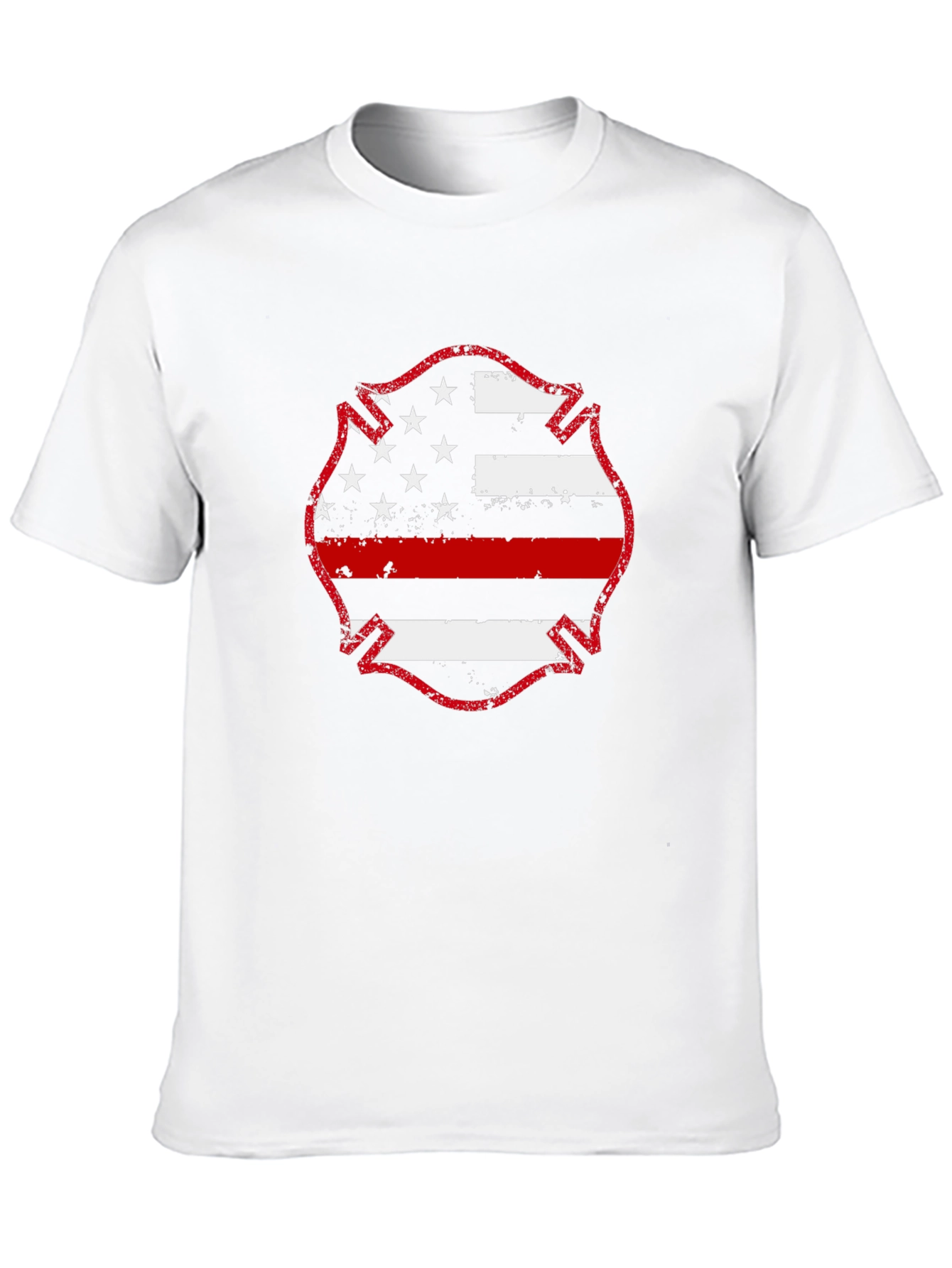 Thin Red Line Firefighter Flag T-Shirt