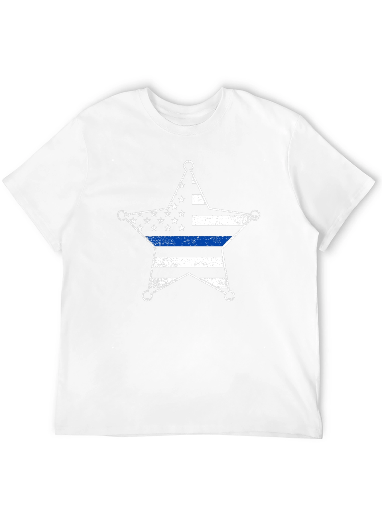 Thin Blue Line Sheriff Star T-Shirt