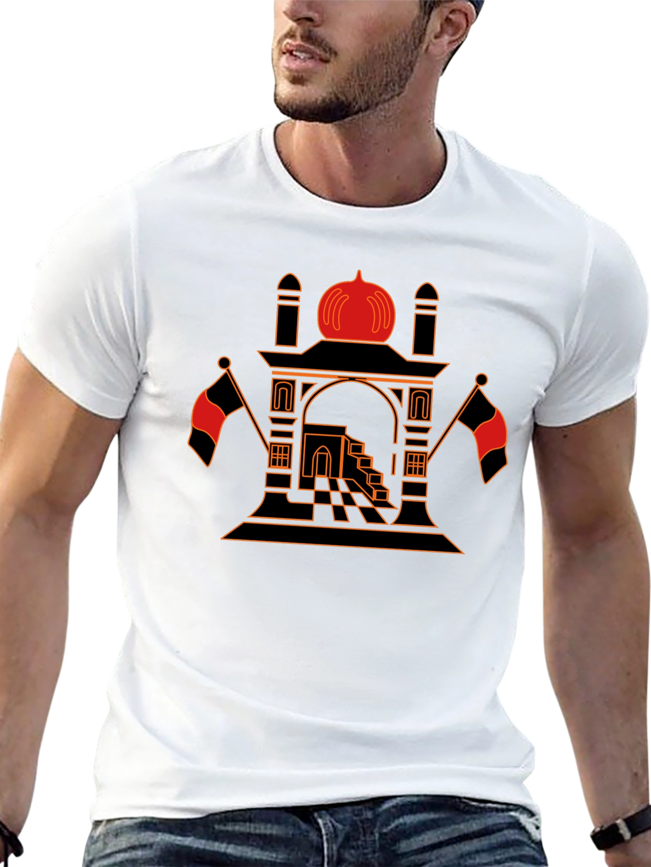 Afghanistan Kabul Landmark Graphic T-Shirt