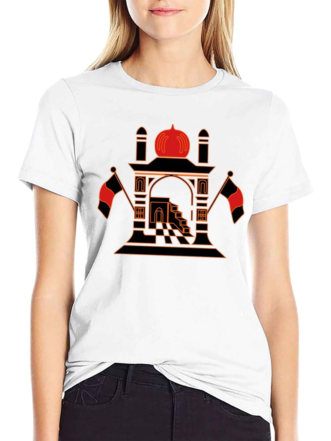 Afghanistan Kabul Landmark Graphic T-Shirt