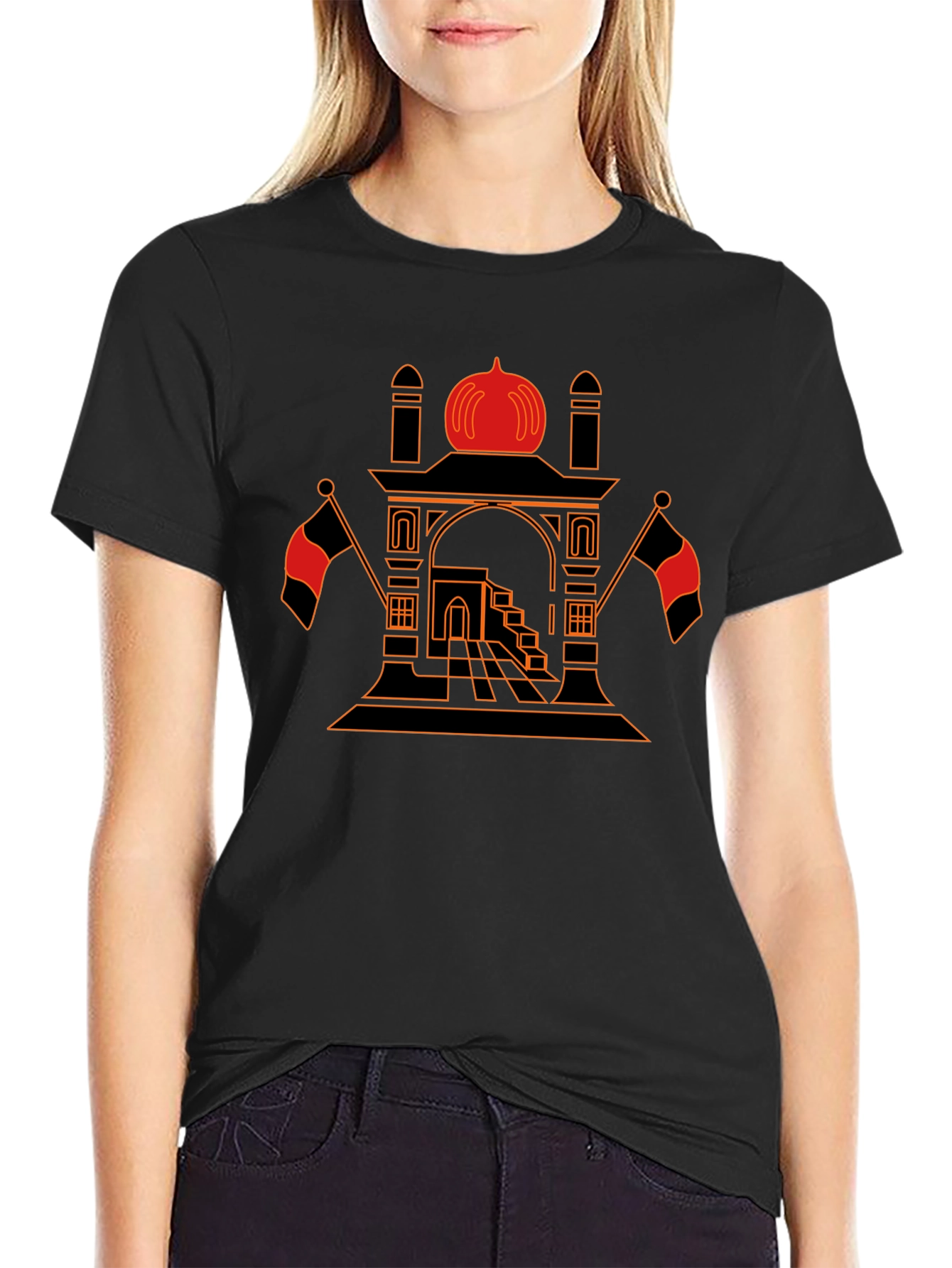 Afghanistan Kabul Landmark Graphic T-Shirt