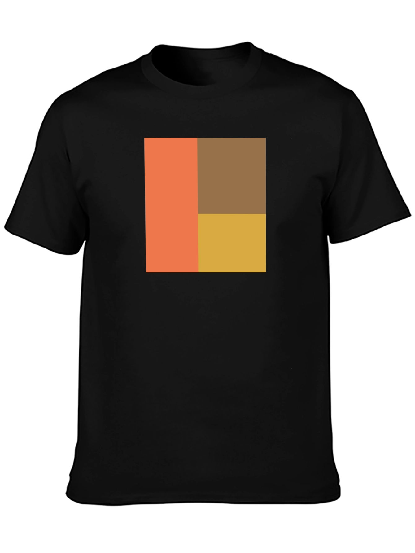 Modern Block Graphic Tee - Stylish Casual Wear